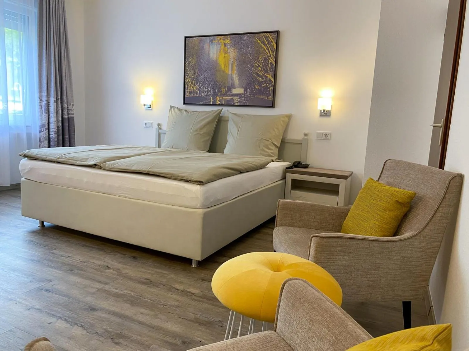 Bed in Hotel Angerland Garni