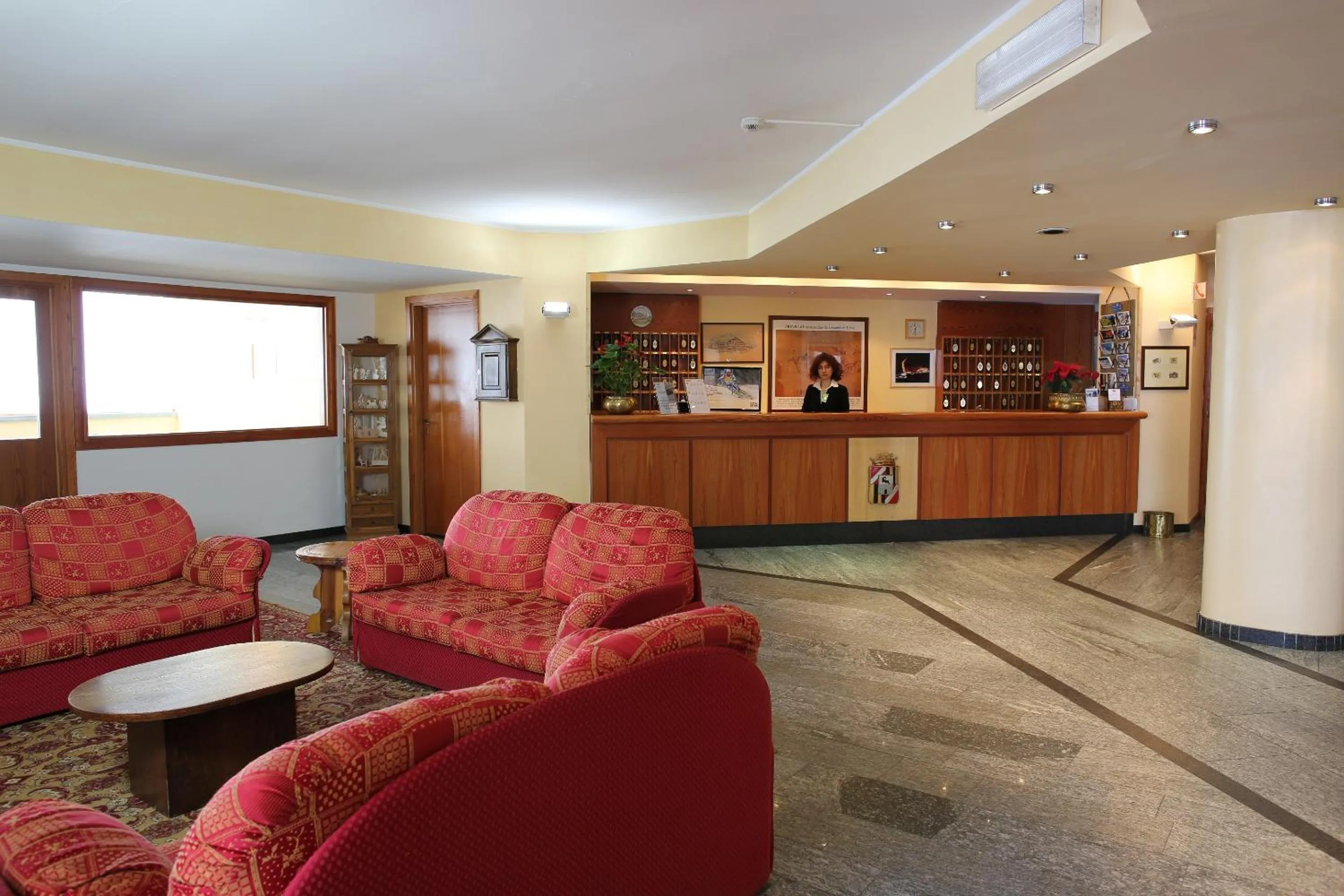 Lobby or reception in La Trinitè Monboso Hotel