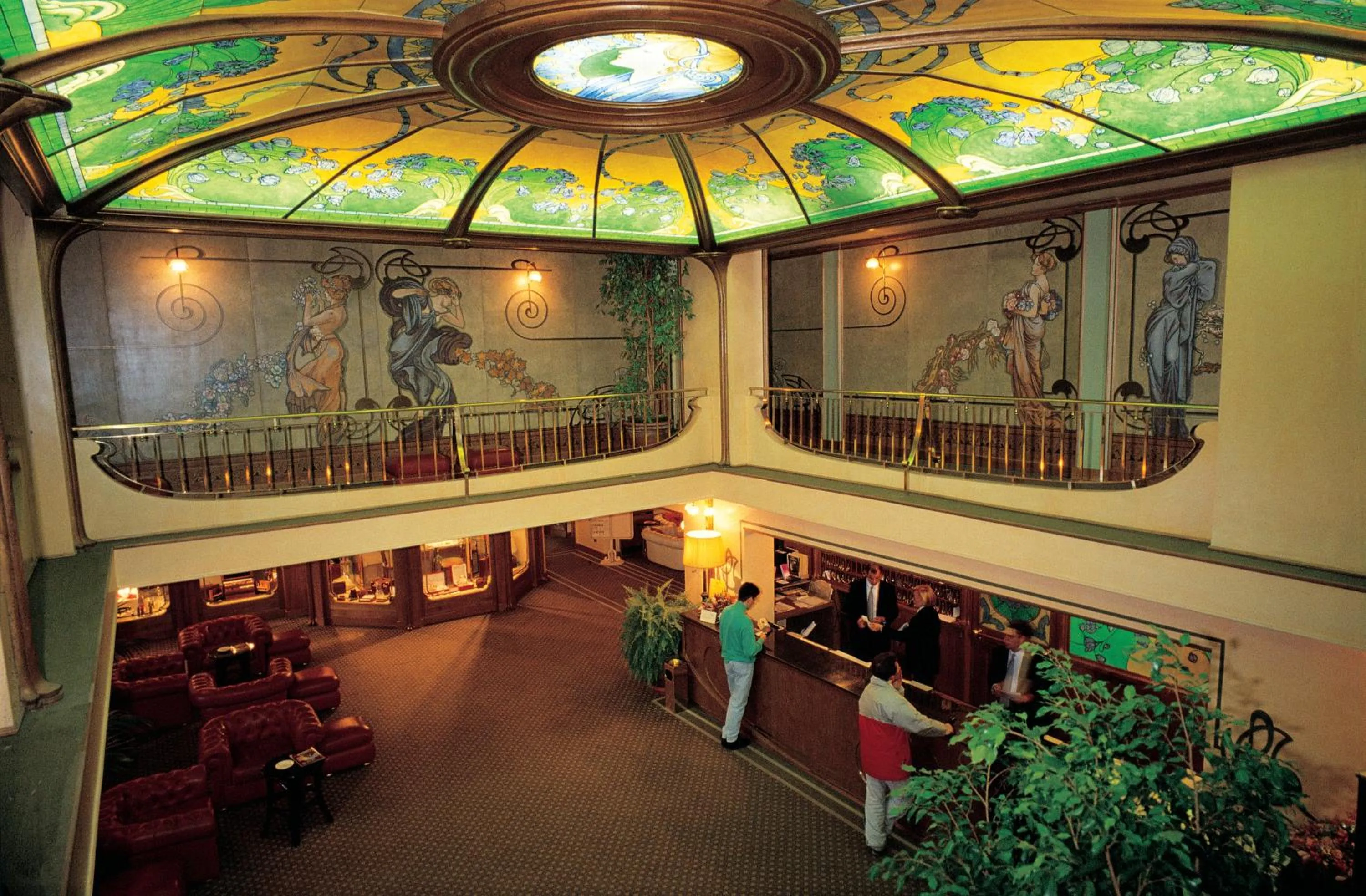 Lobby or reception in Hotel Club Relais Des Alpes