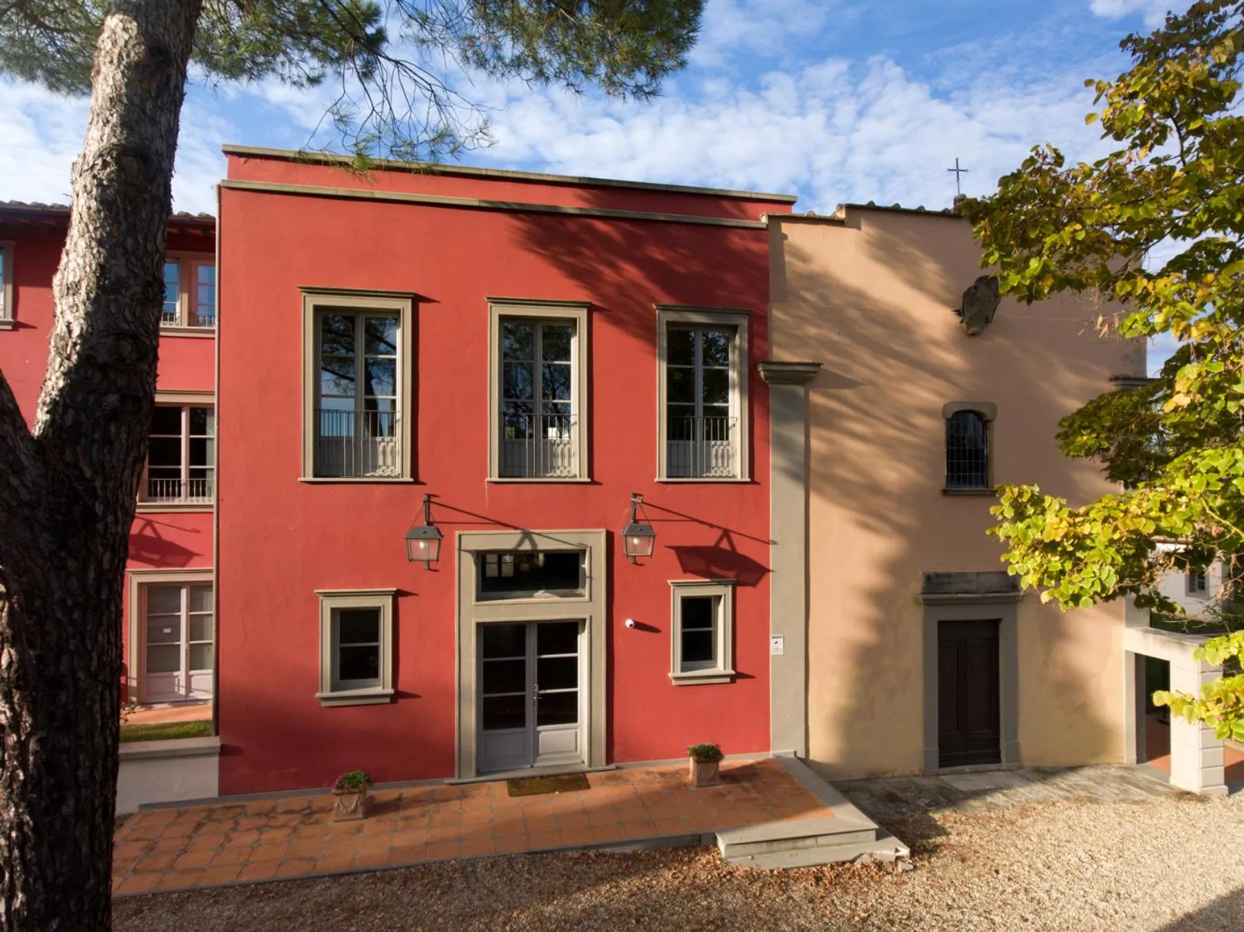 Facade/entrance in Villa Il Palagio