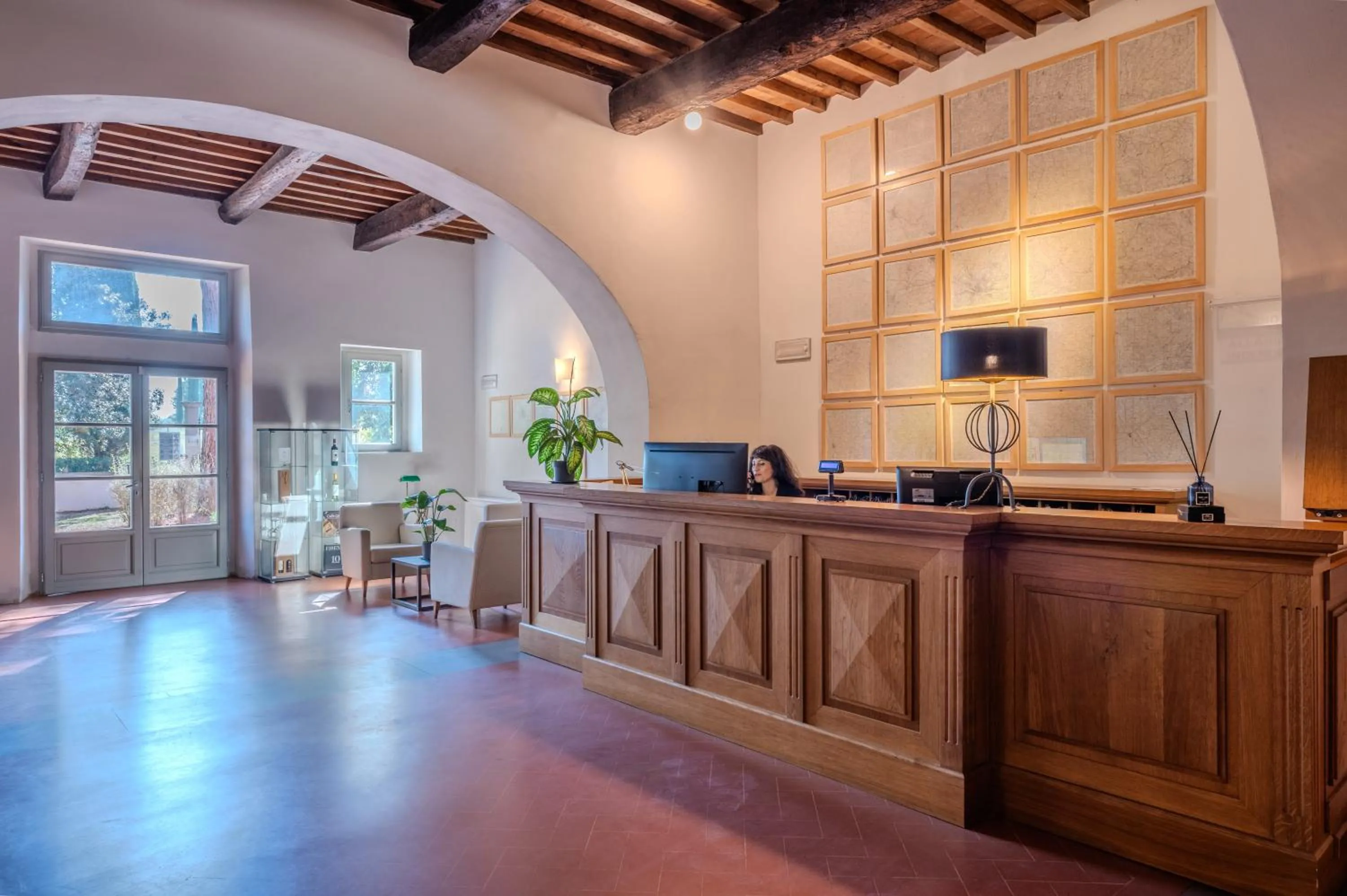 Lobby or reception in Villa Il Palagio
