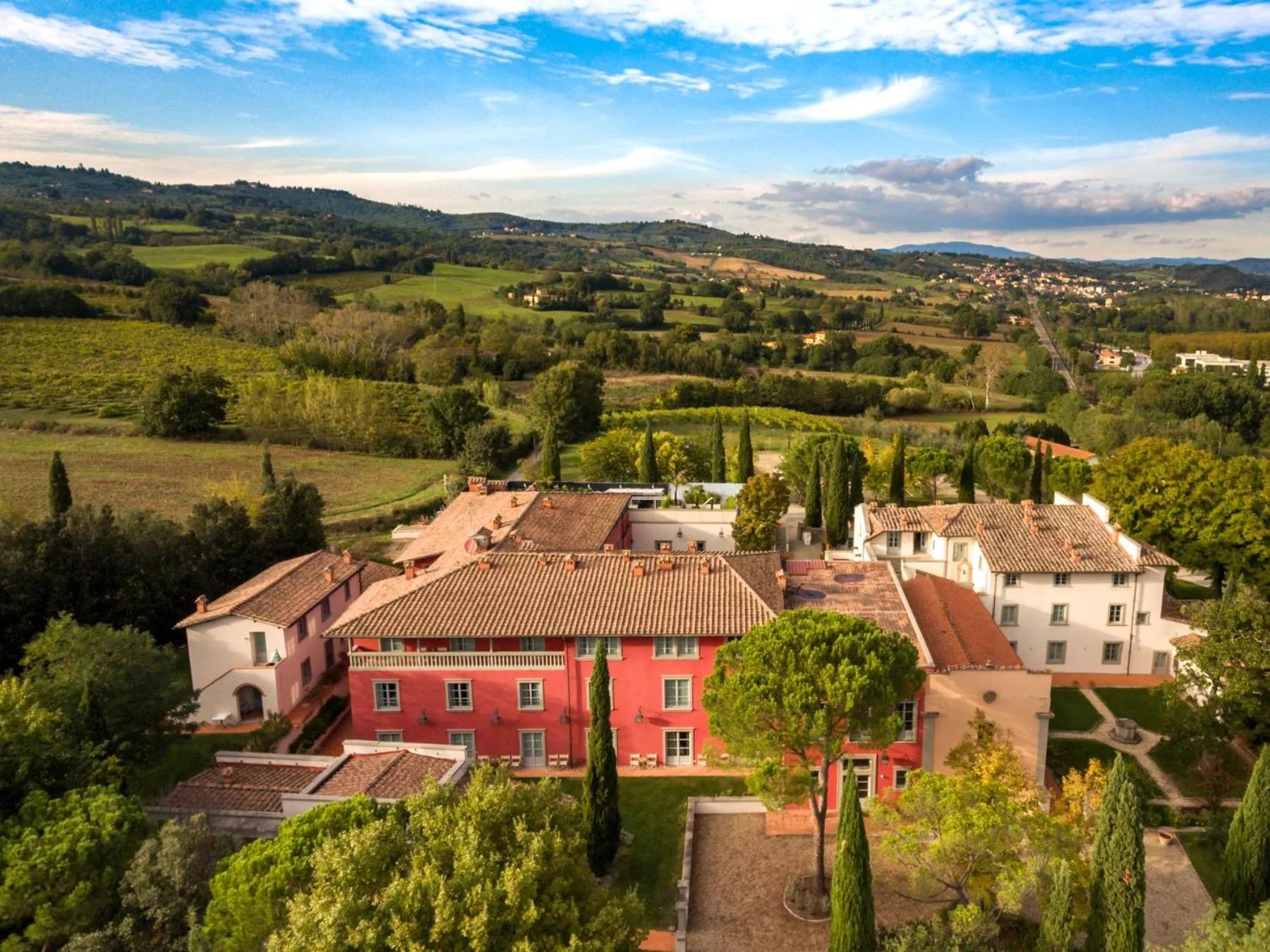 Bird's eye view in Villa Il Palagio