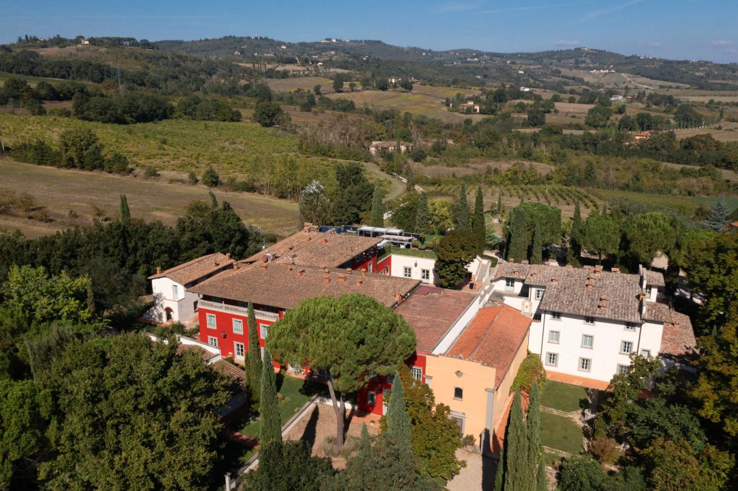 Property building in Villa Il Palagio