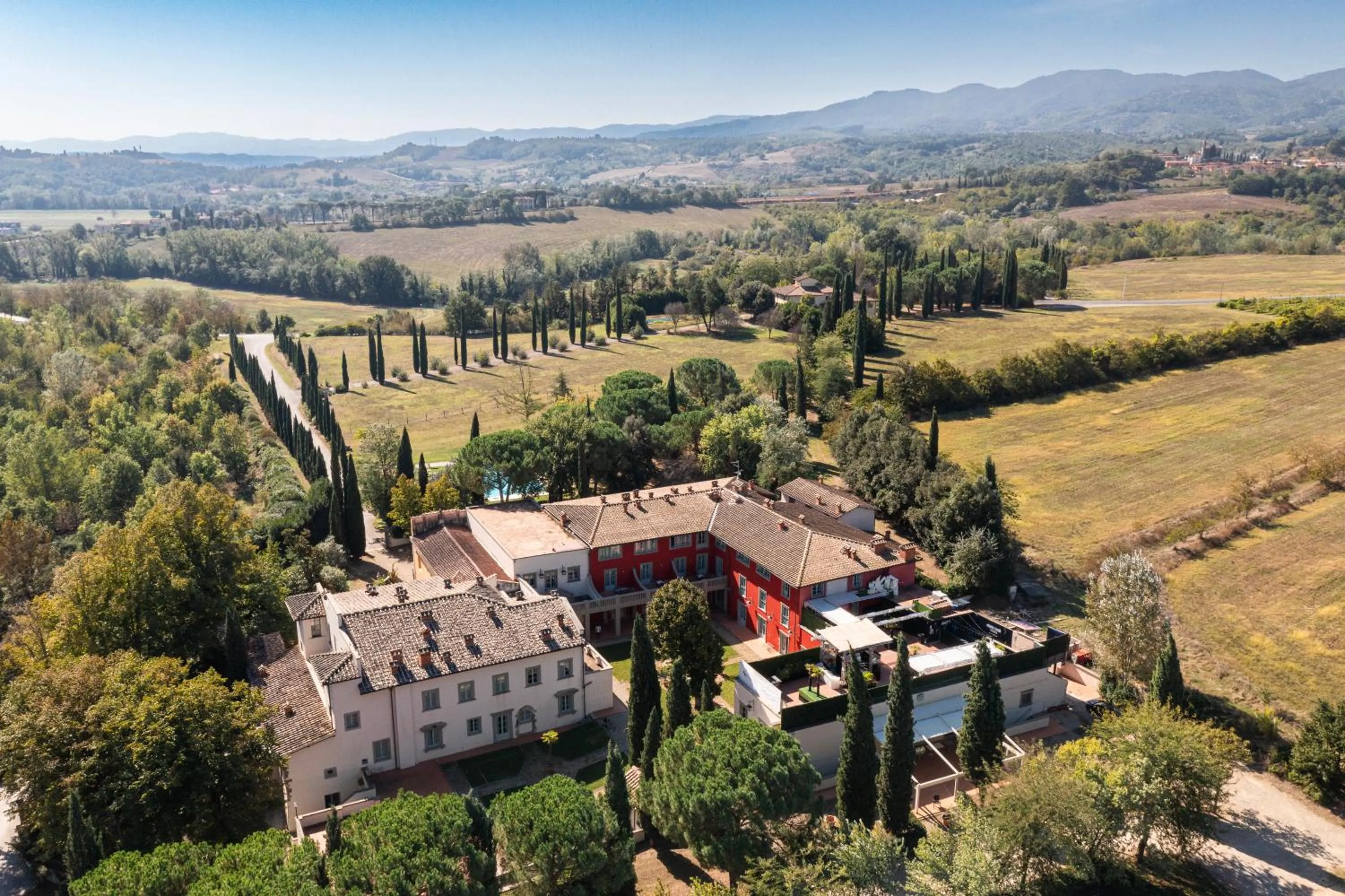 Bird's eye view in Villa Il Palagio