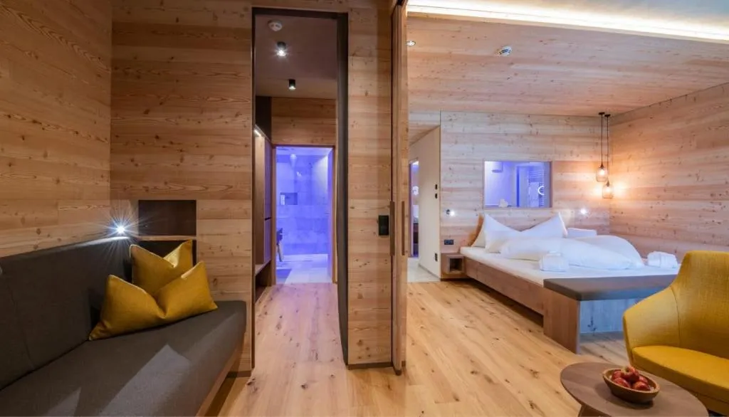 Photo of the whole room, Bed in Tratterhof Mountain Sky Hotel