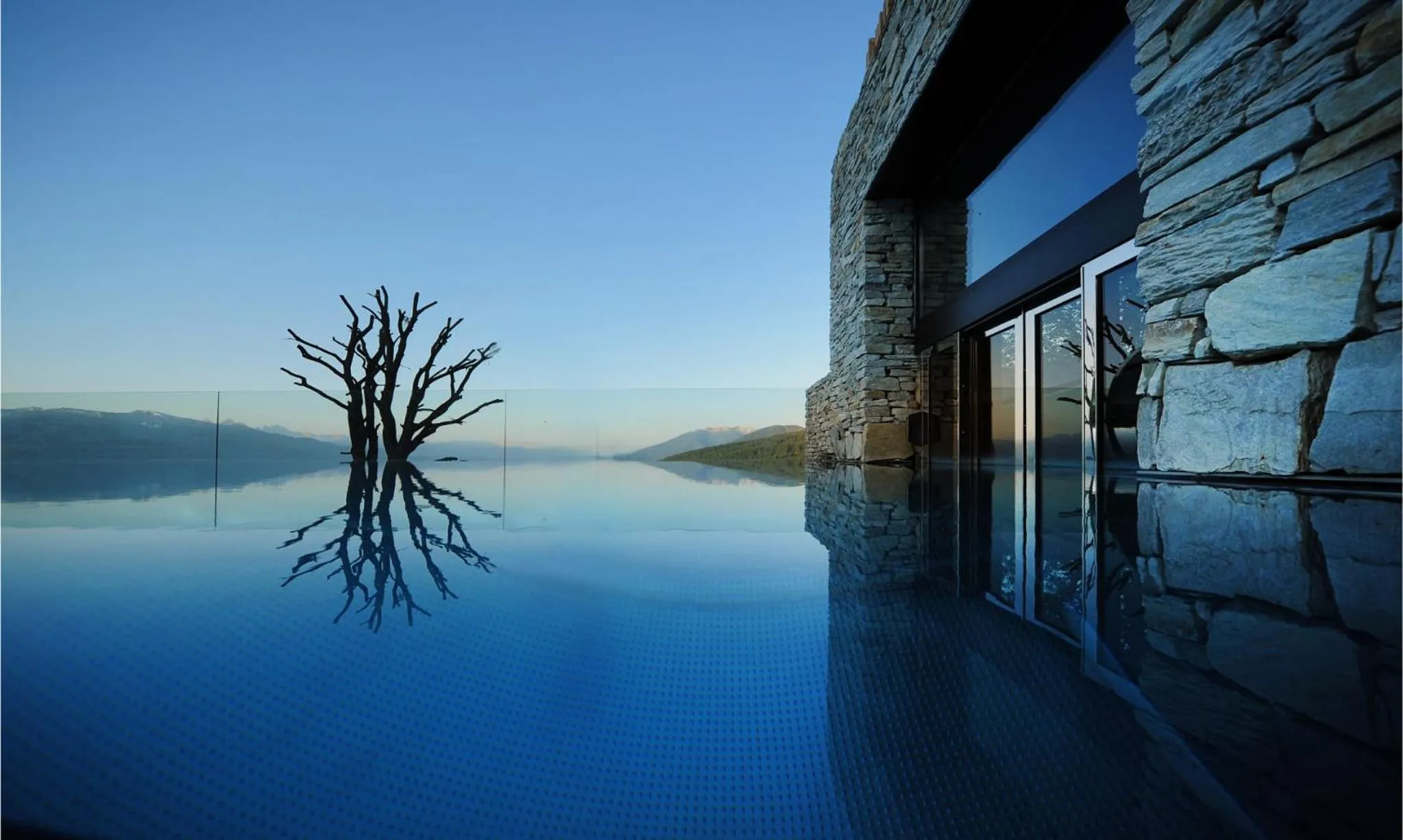 Swimming pool in Tratterhof Mountain Sky Hotel