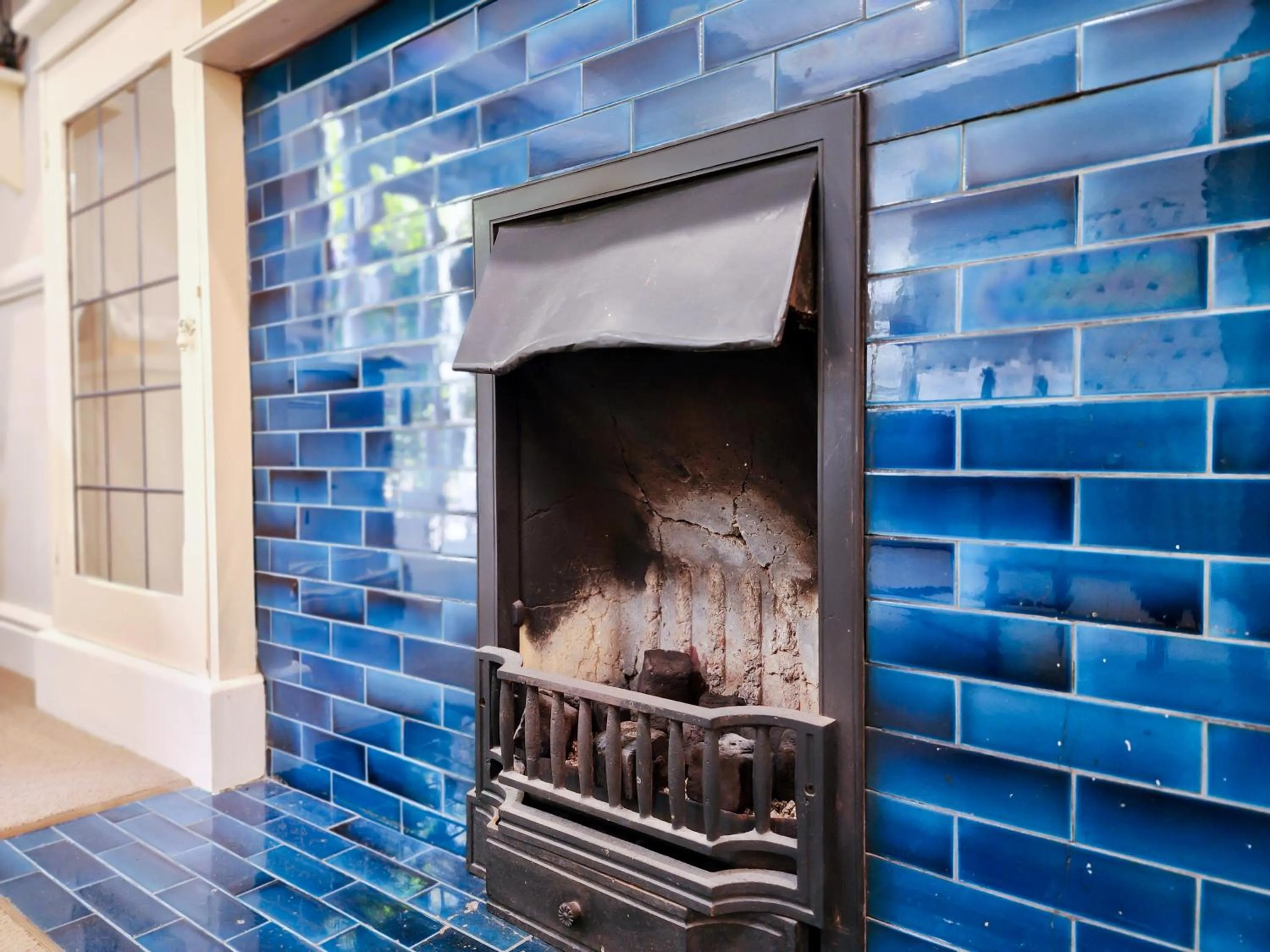 fireplace in Roodenburg House