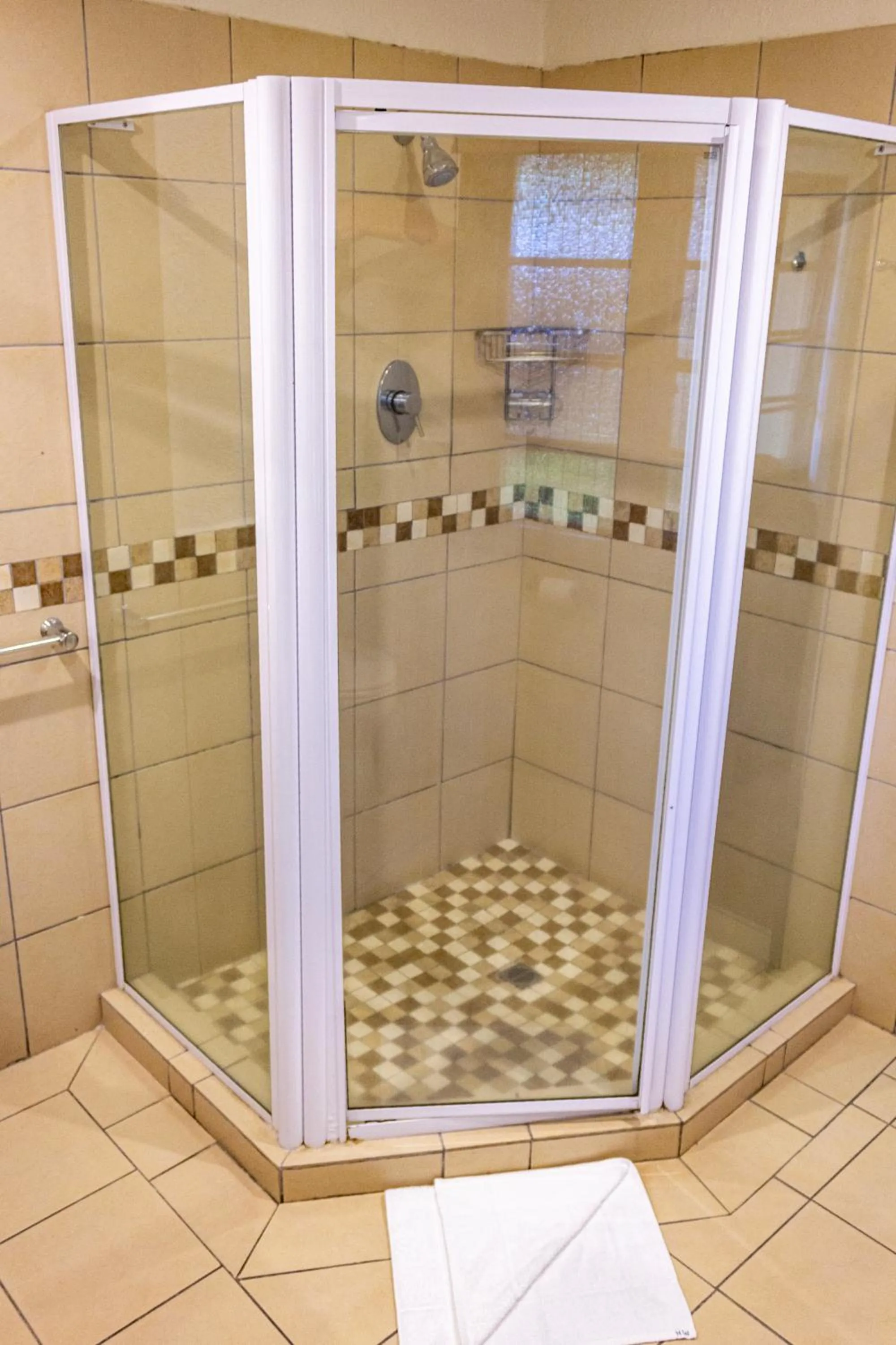 Shower in Hotel Numbi & Garden Suites