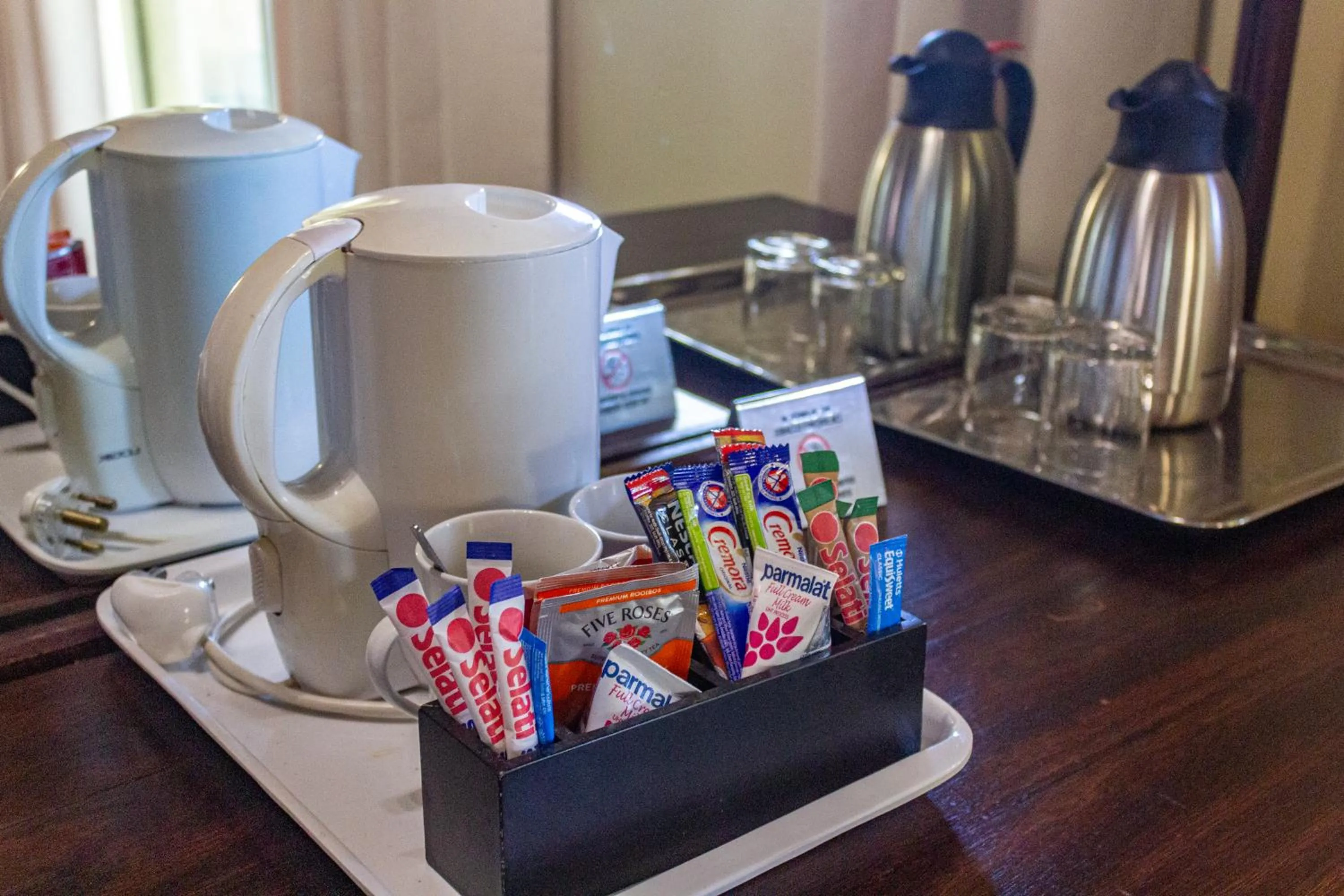 Coffee/tea facilities in Hotel Numbi & Garden Suites