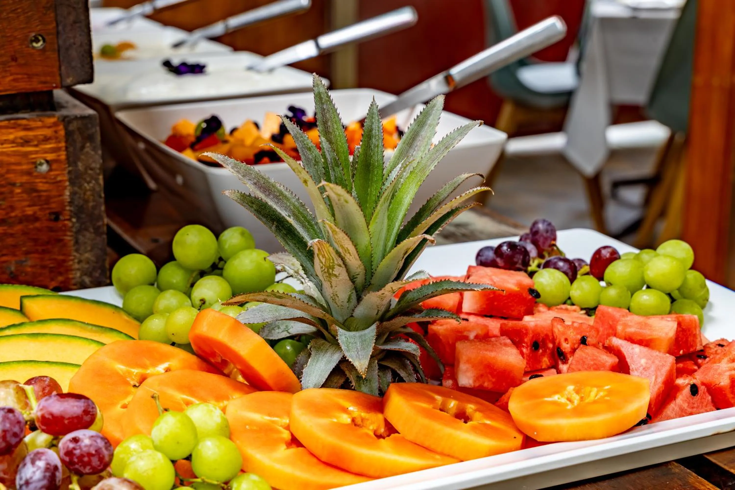 Restaurant/places to eat in Hotel Numbi & Garden Suites