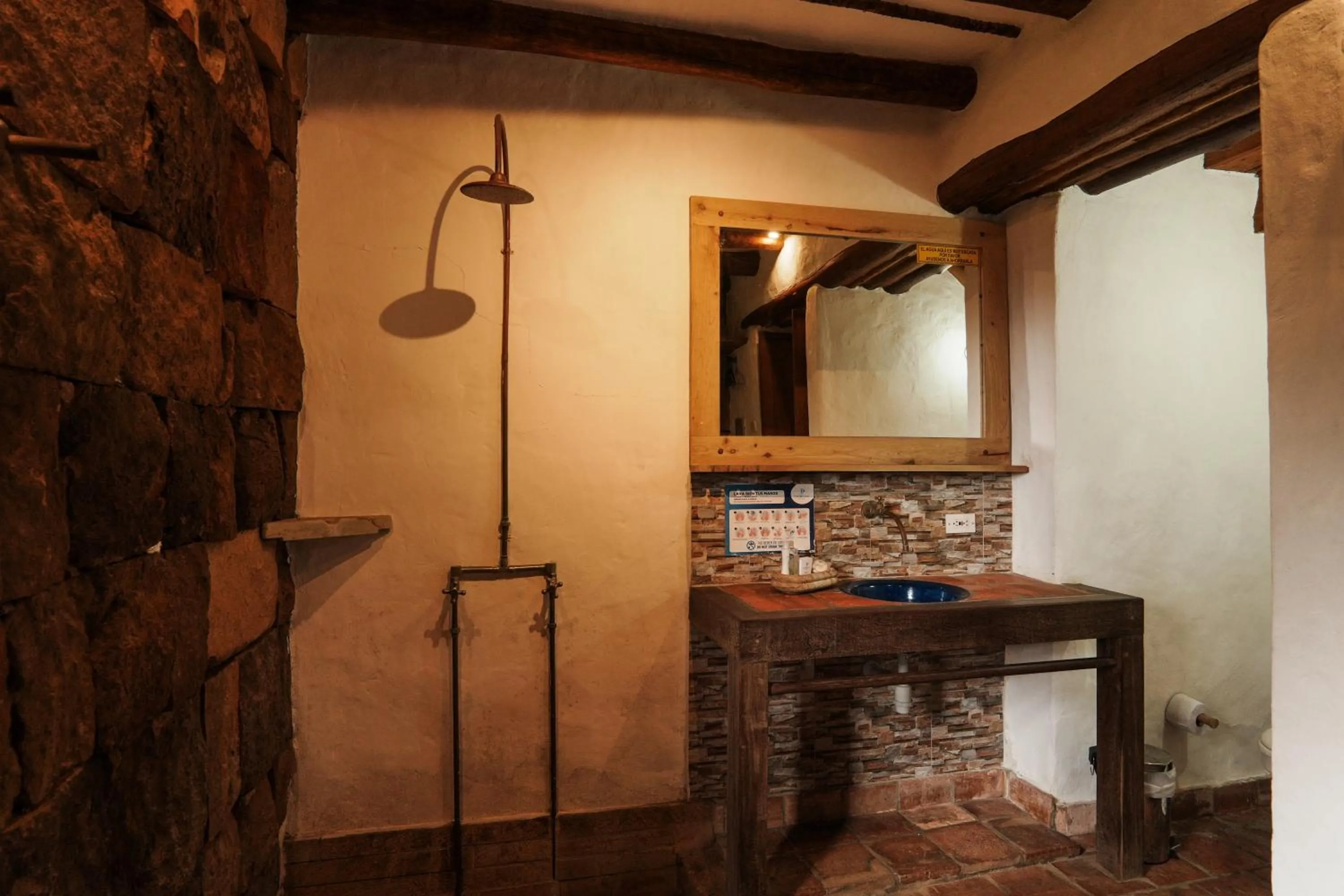 Shower in Hotel Finca Buenos Aires Barichara