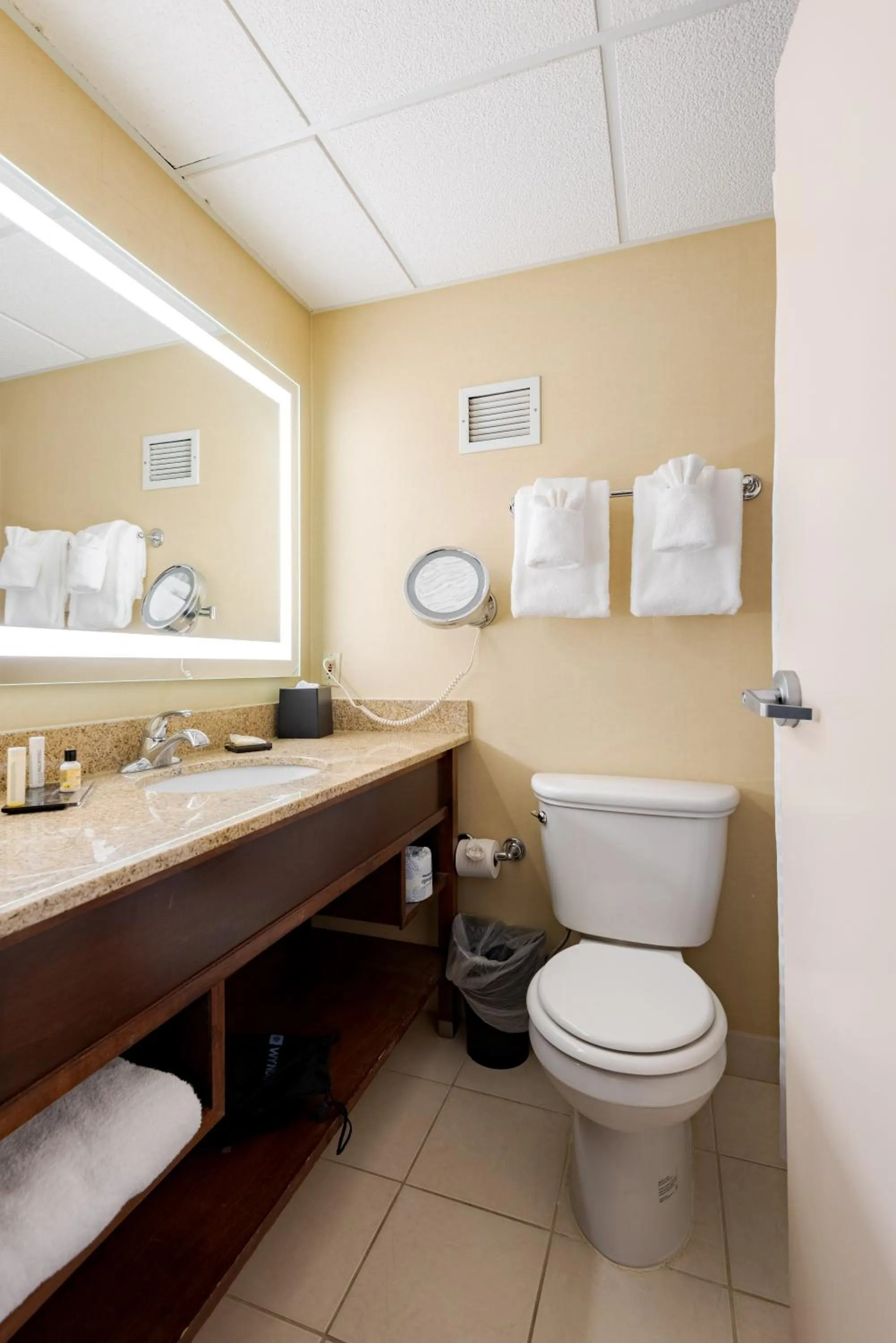 Bathroom in Wyndham Omaha Hotel - West Dodge