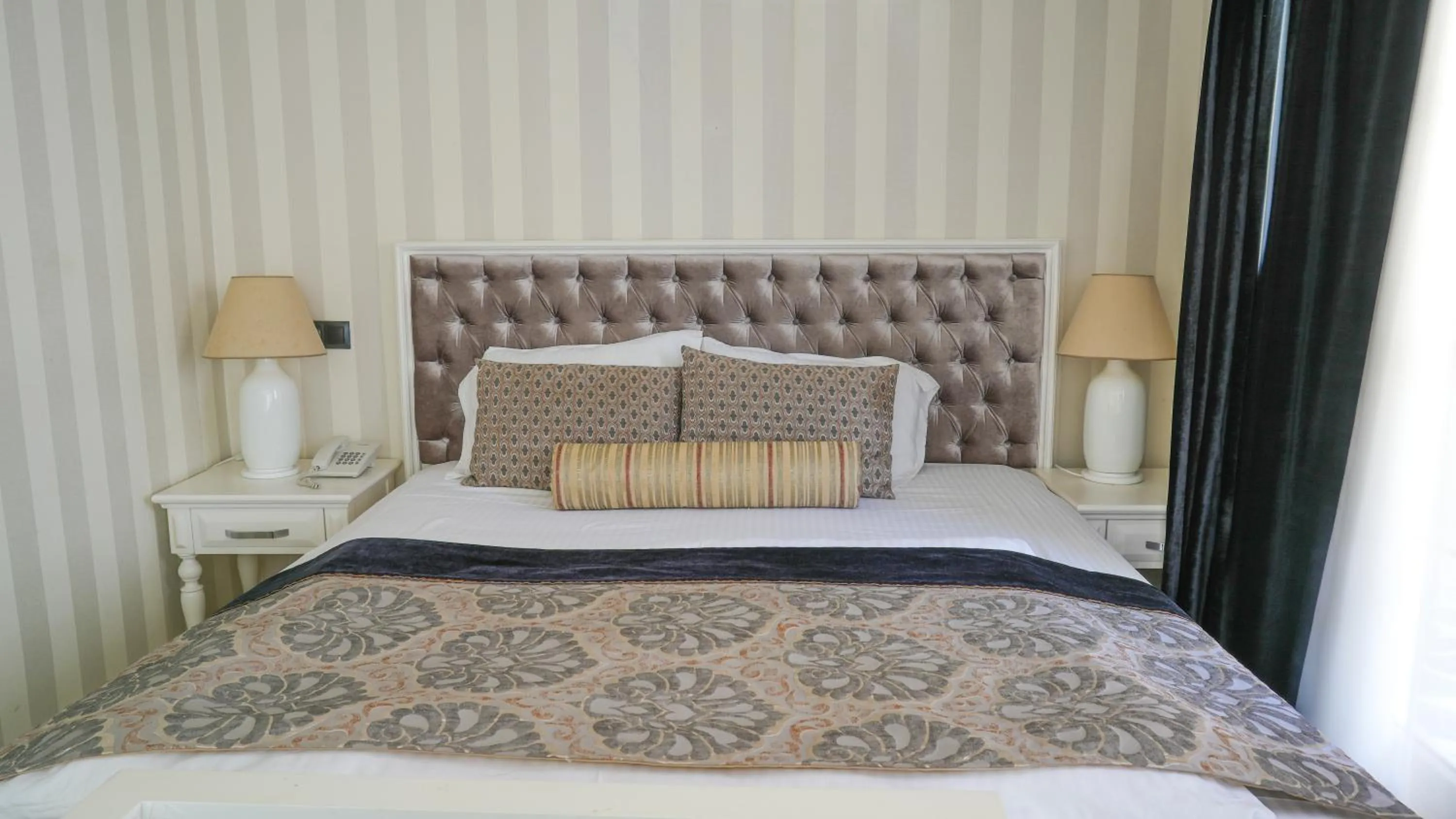 Bed in Salonika Suites