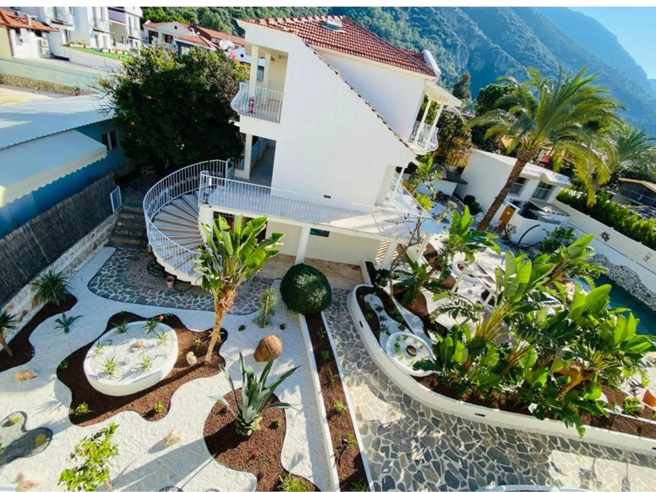 Garden view in Salonika Suites