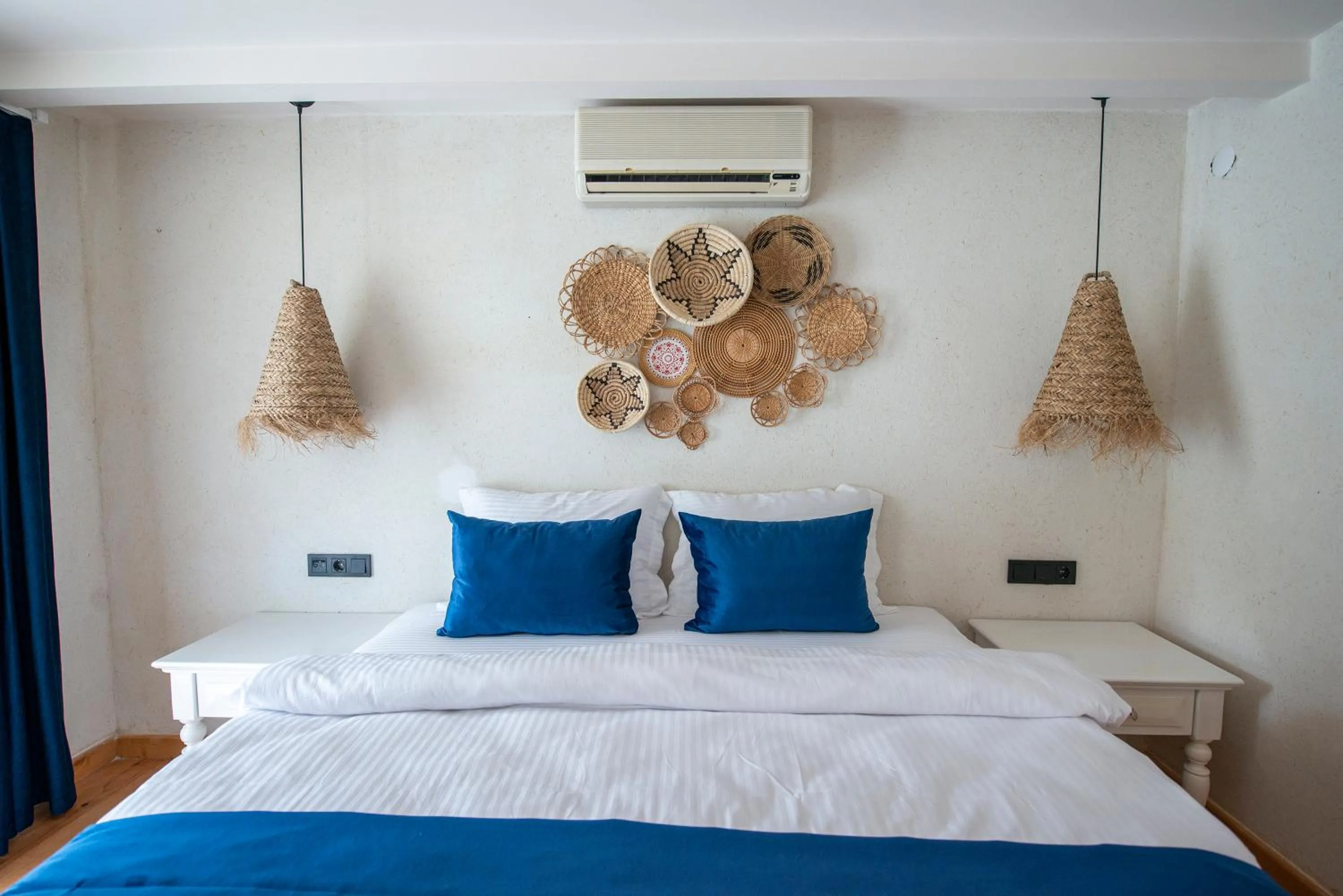 Bed in Salonika Suites