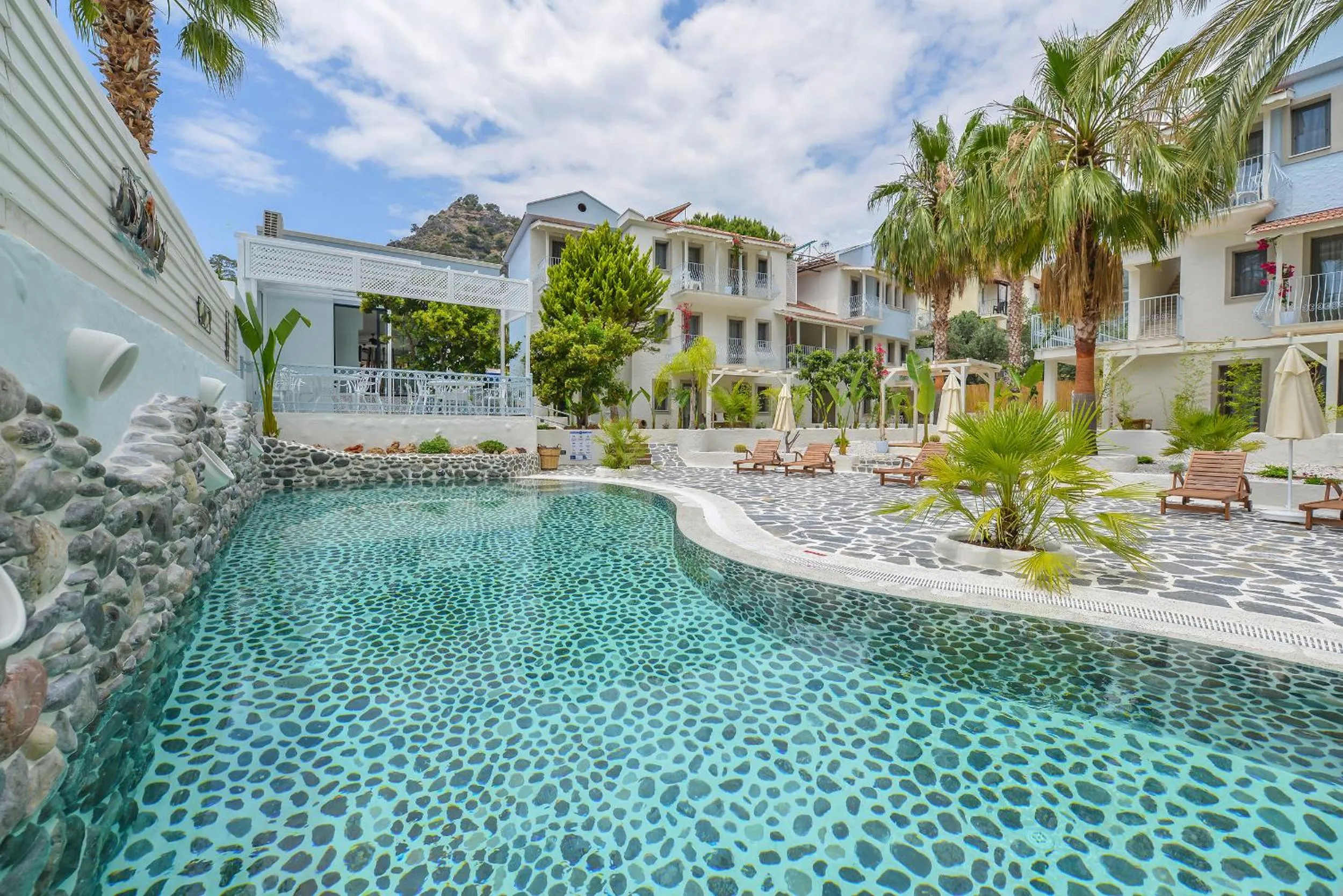 Garden view in Salonika Suites