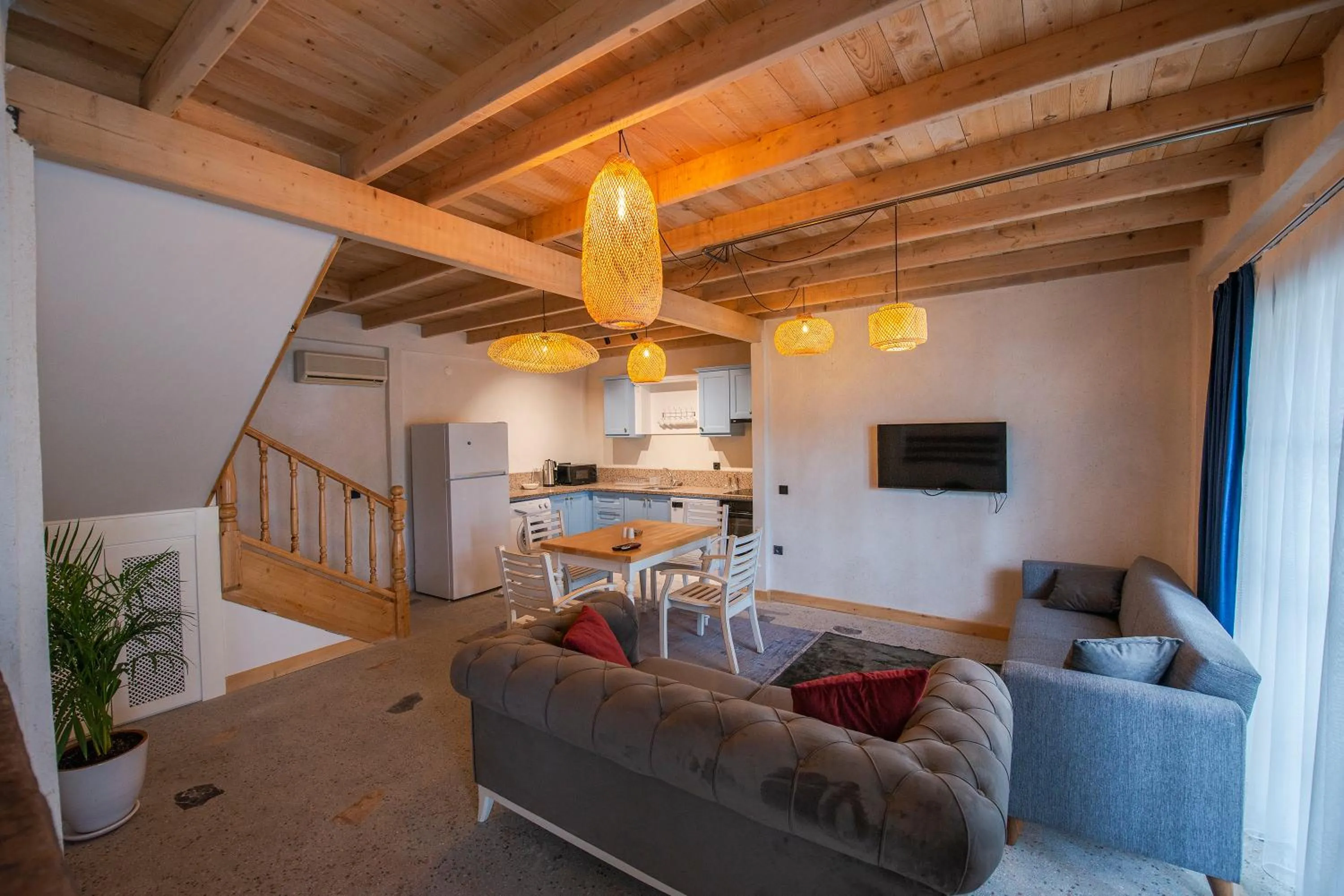 Living room in Salonika Suites