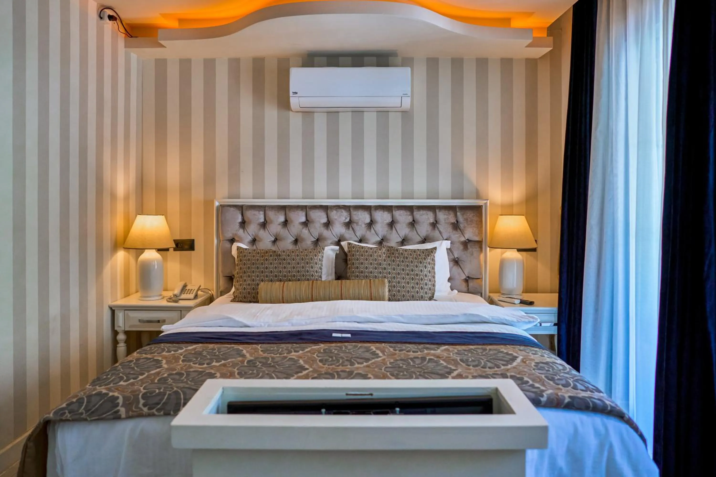Bed in Salonika Suites