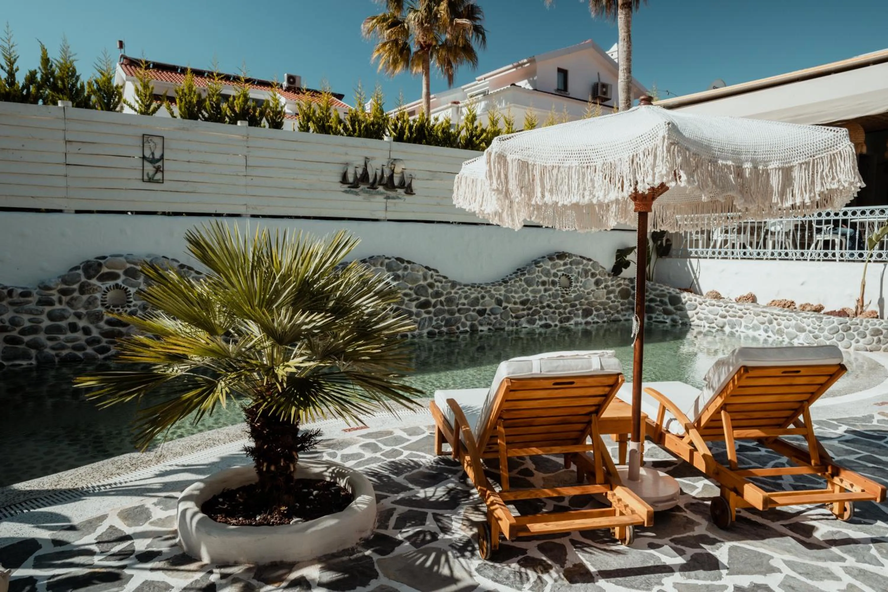 sunbed in Salonika Suites