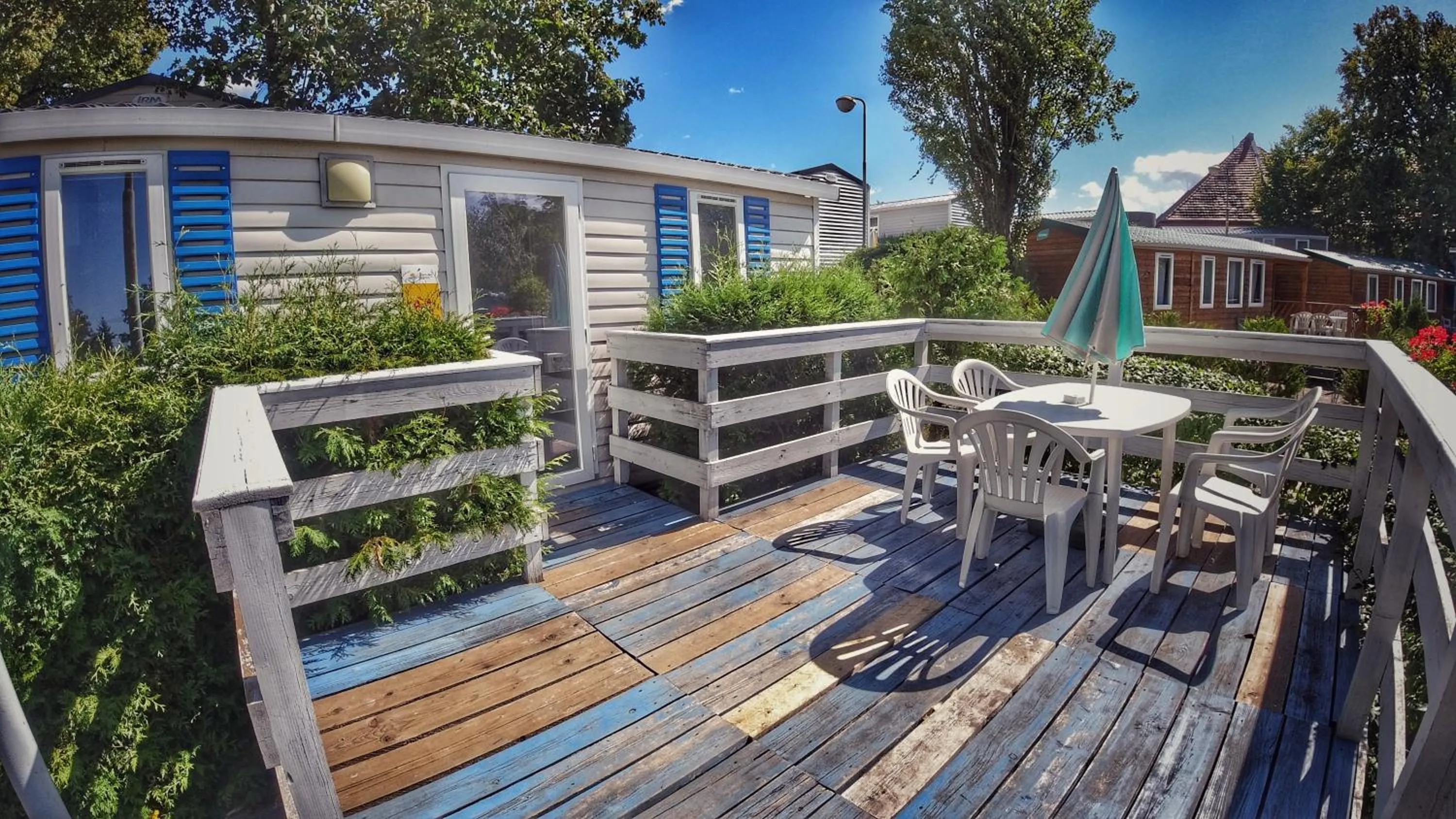 Patio in Camping Sokol Praha