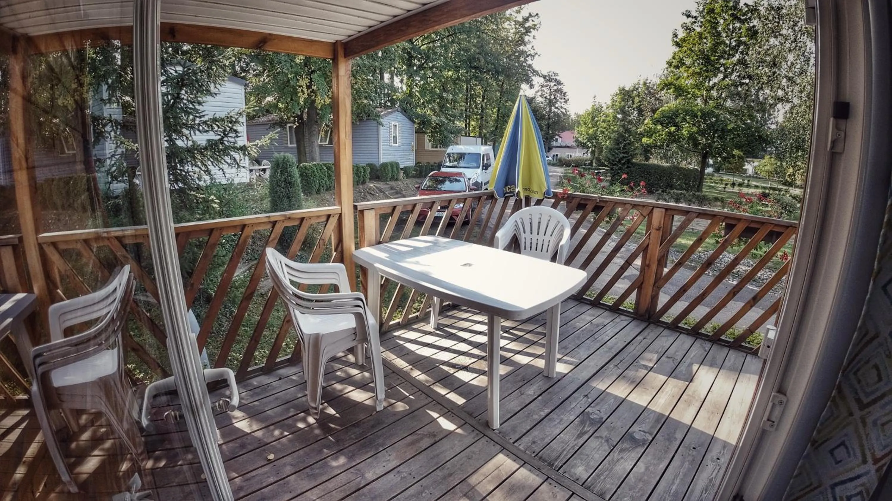 Patio in Camping Sokol Praha