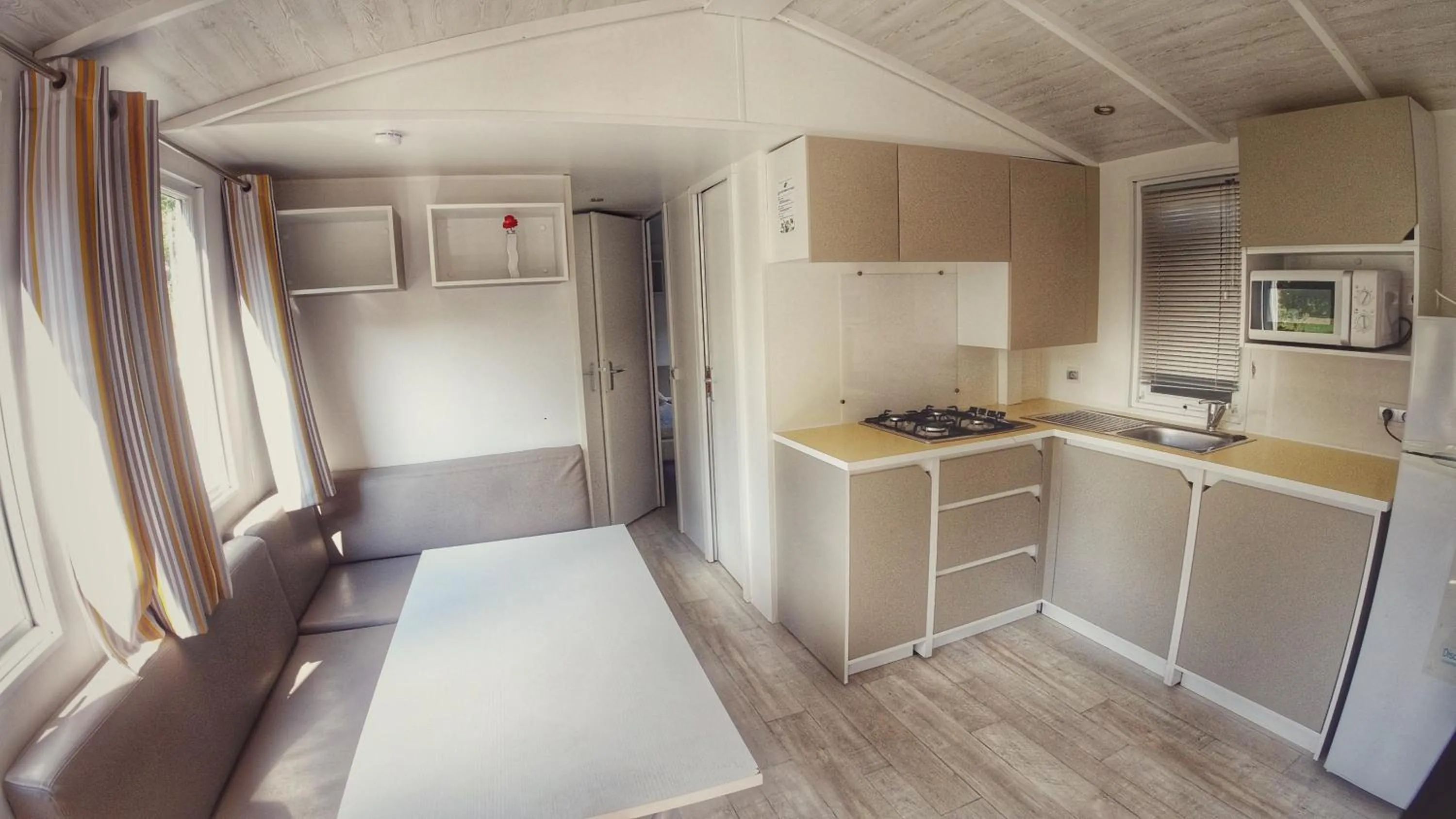 Kitchen or kitchenette in Camping Sokol Praha