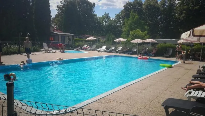 Pool view in Camping Sokol Praha