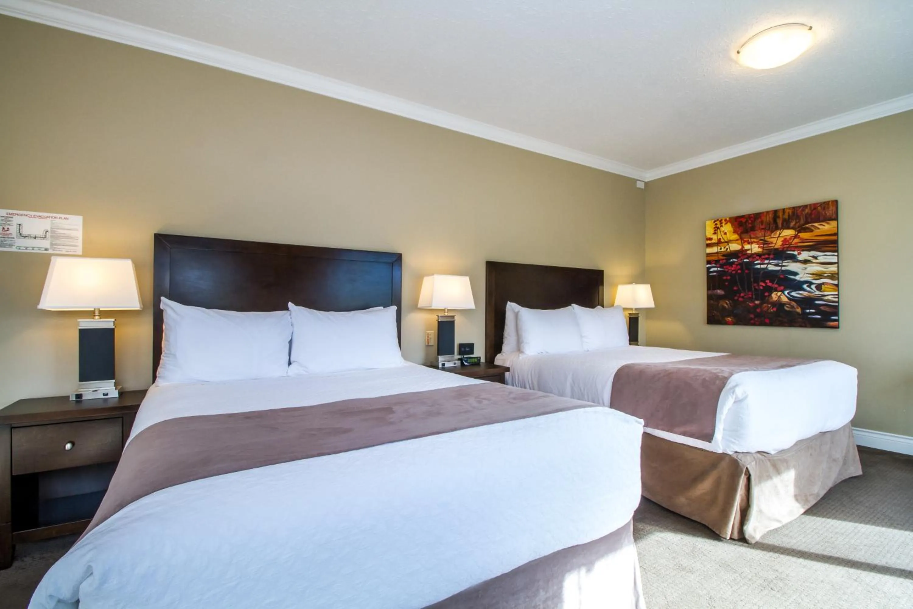 Bed in Regent Hotel Revelstoke