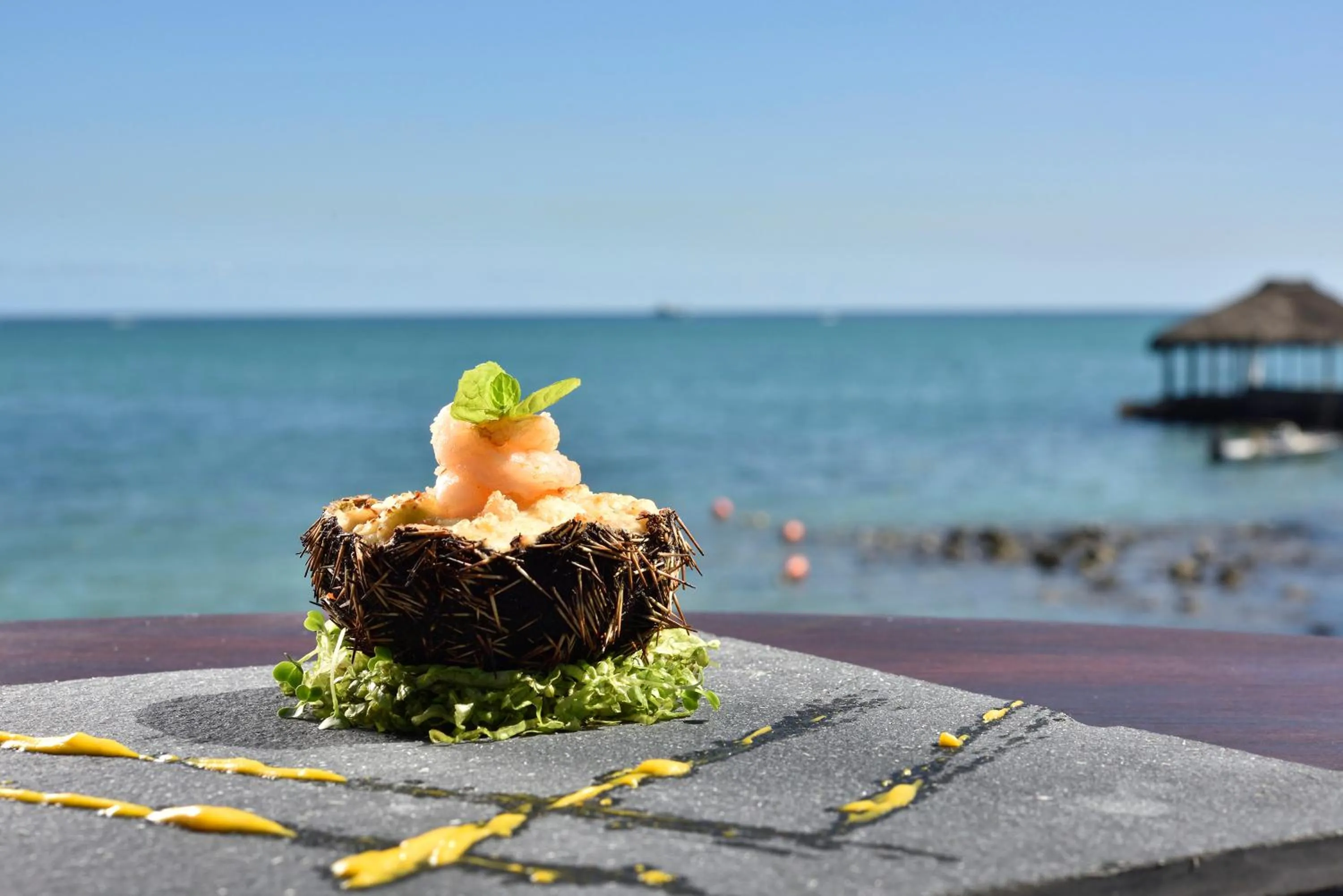 Food and drinks in Coral Azur Beach Resort Mont Choisy