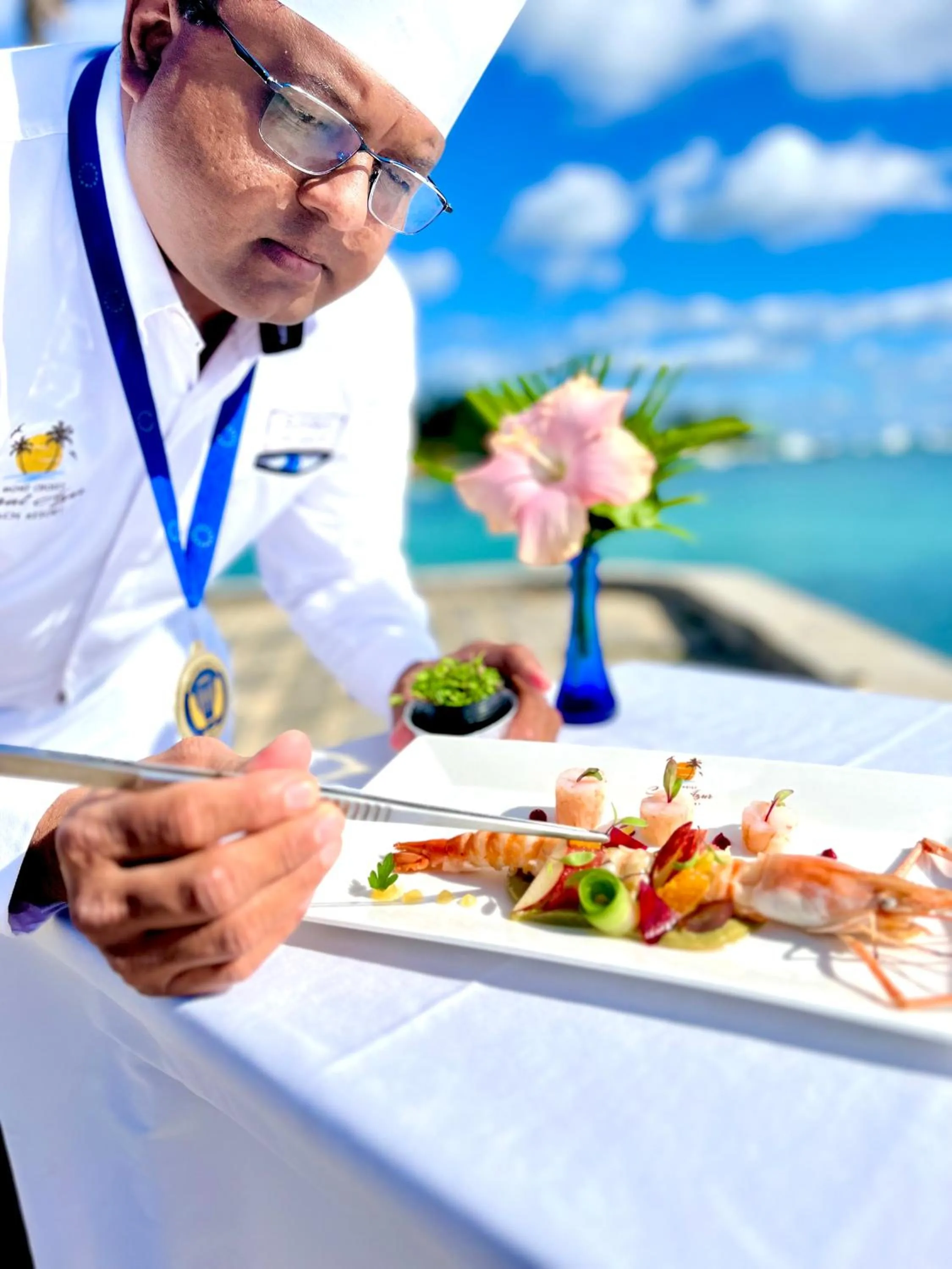 Food and drinks in Coral Azur Beach Resort Mont Choisy