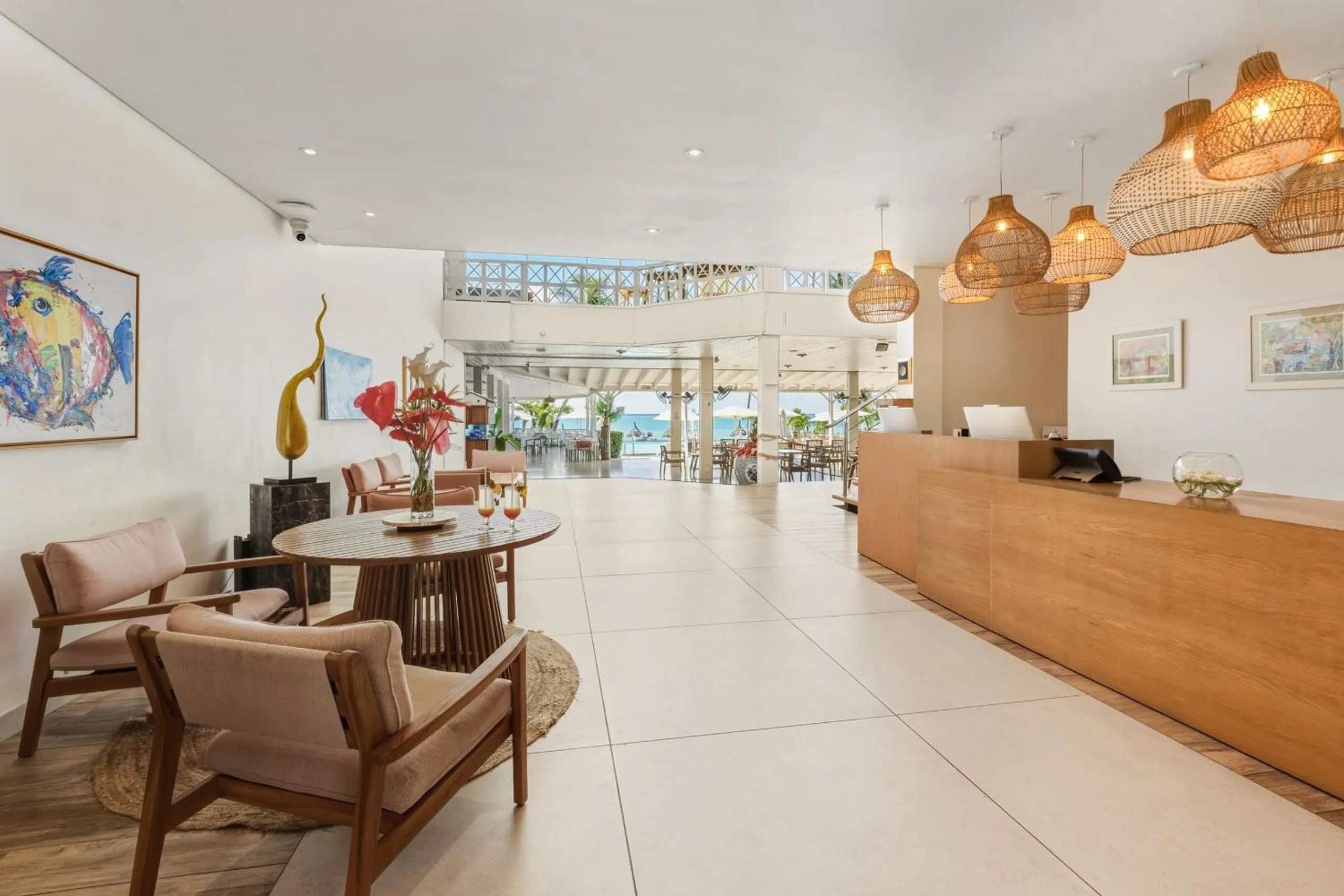 Property building in Coral Azur Beach Resort Mont Choisy