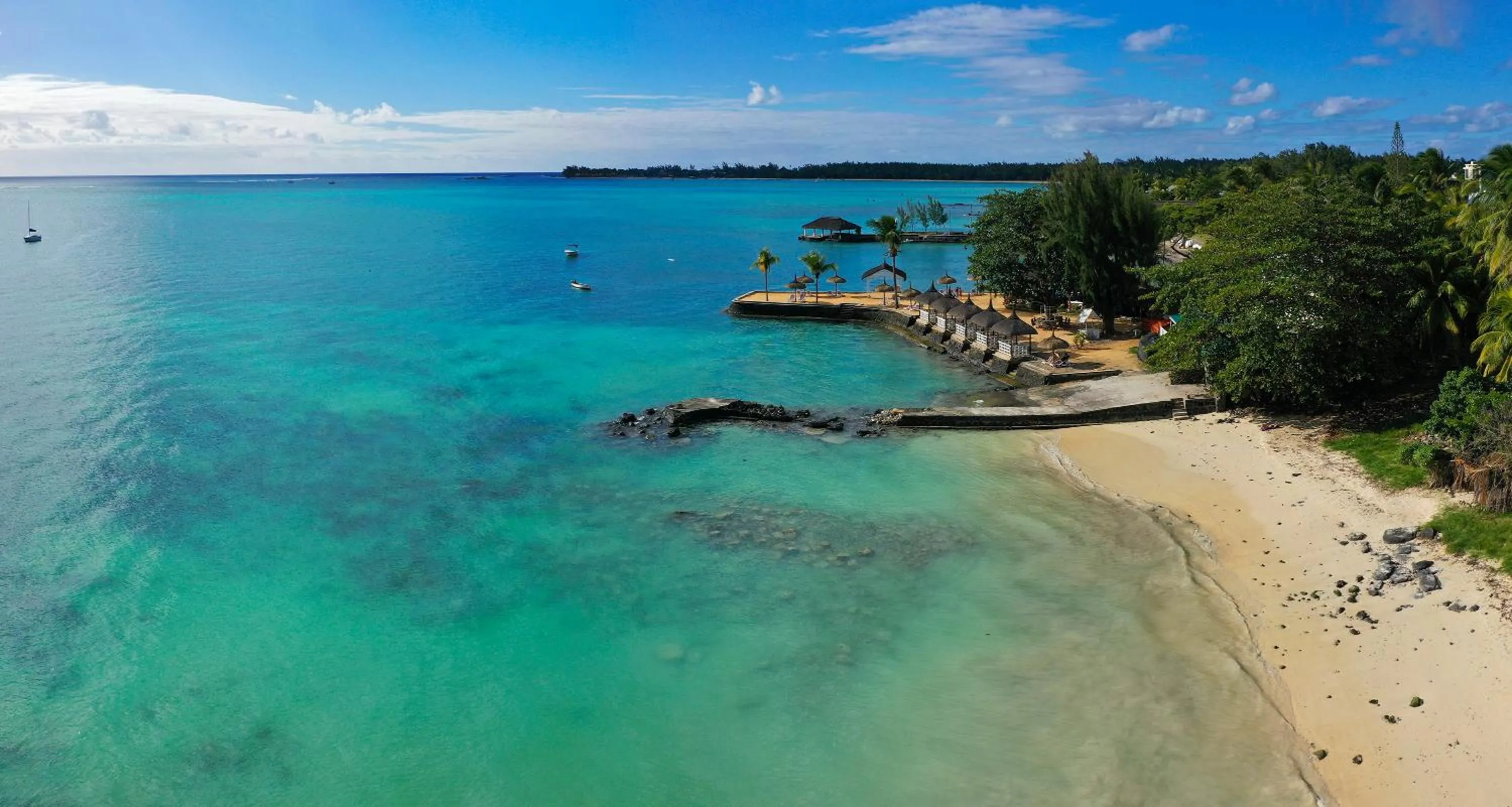 Sea view in Coral Azur Beach Resort Mont Choisy