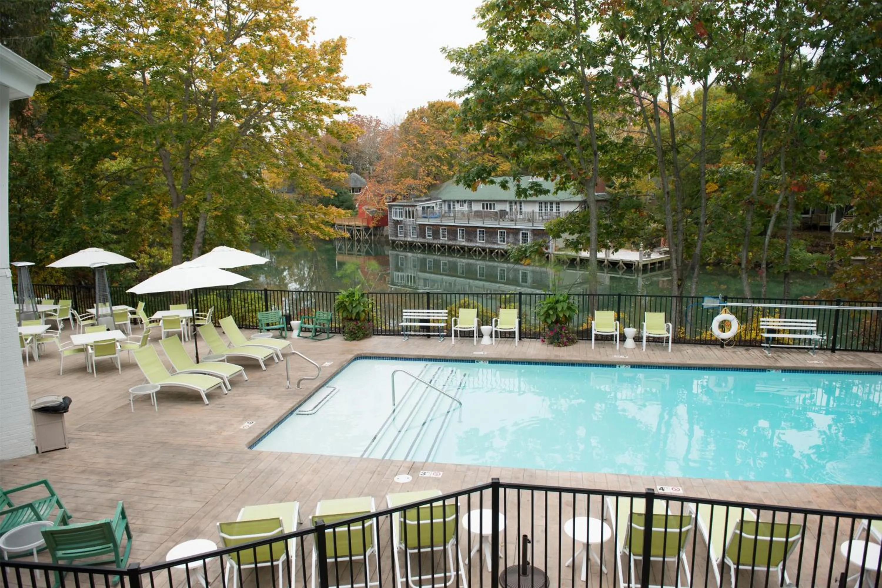 Pool view in The Lodge on the Cove