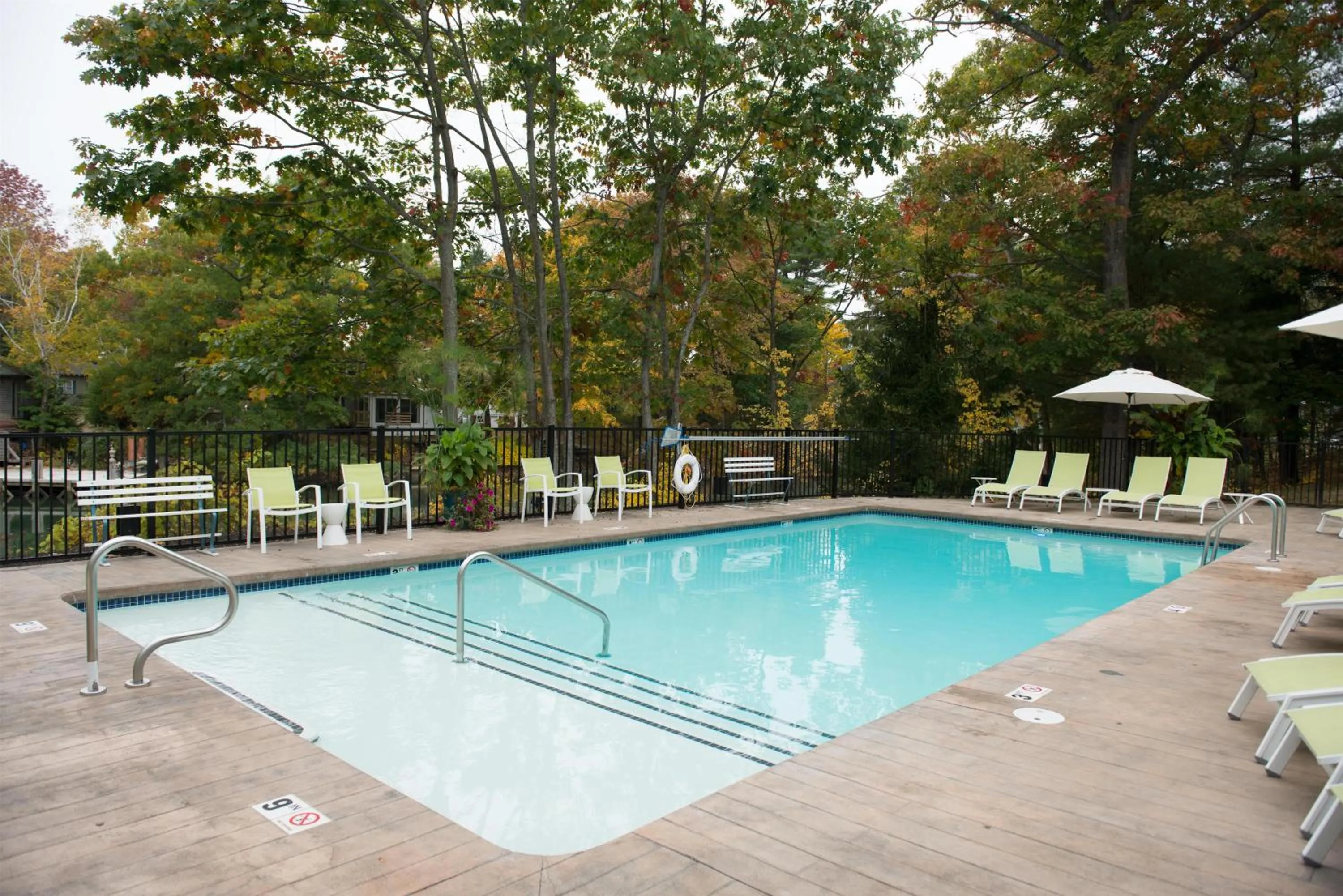 Pool view in The Lodge on the Cove