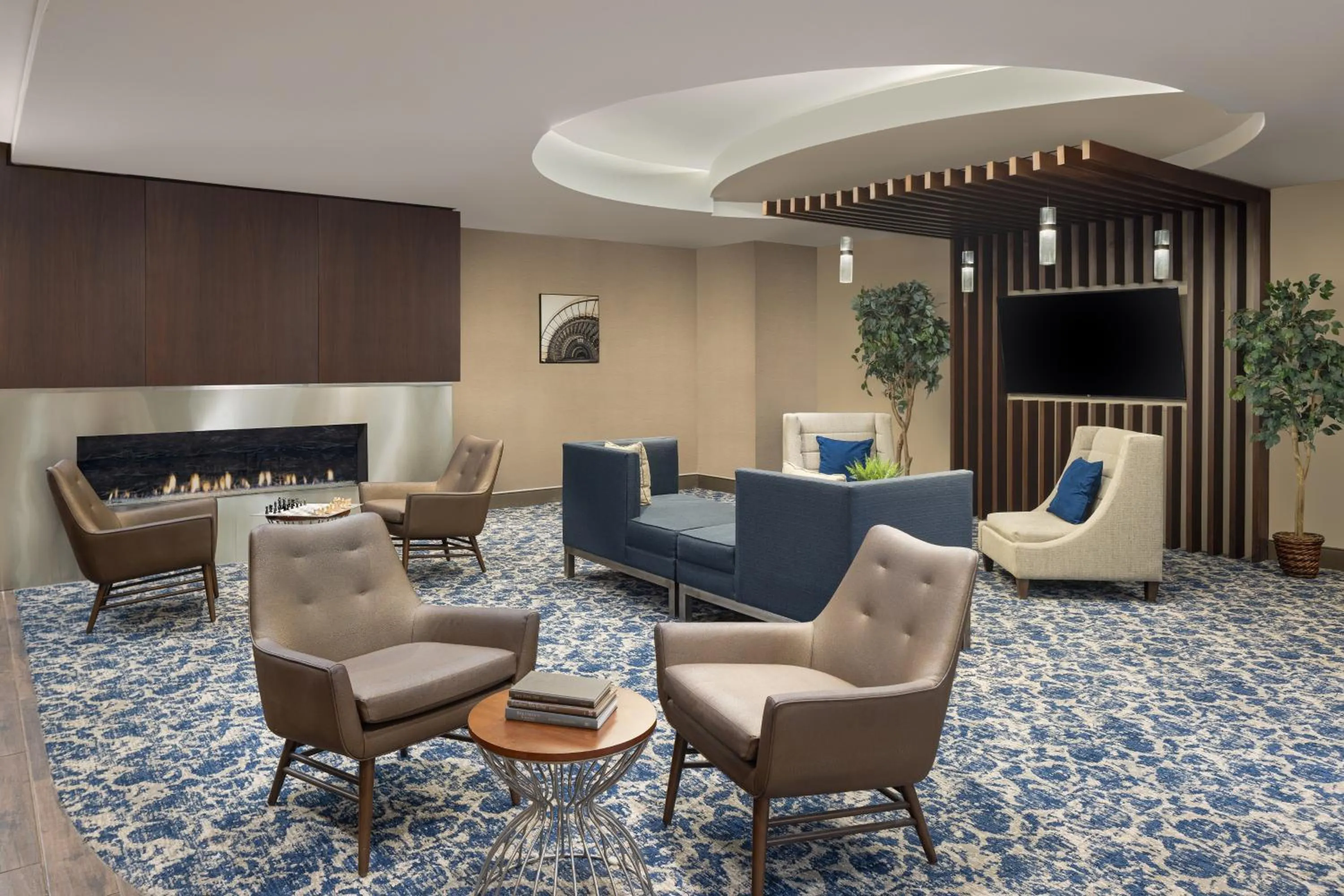 TV and multimedia in The Lodge at Duke Medical Center