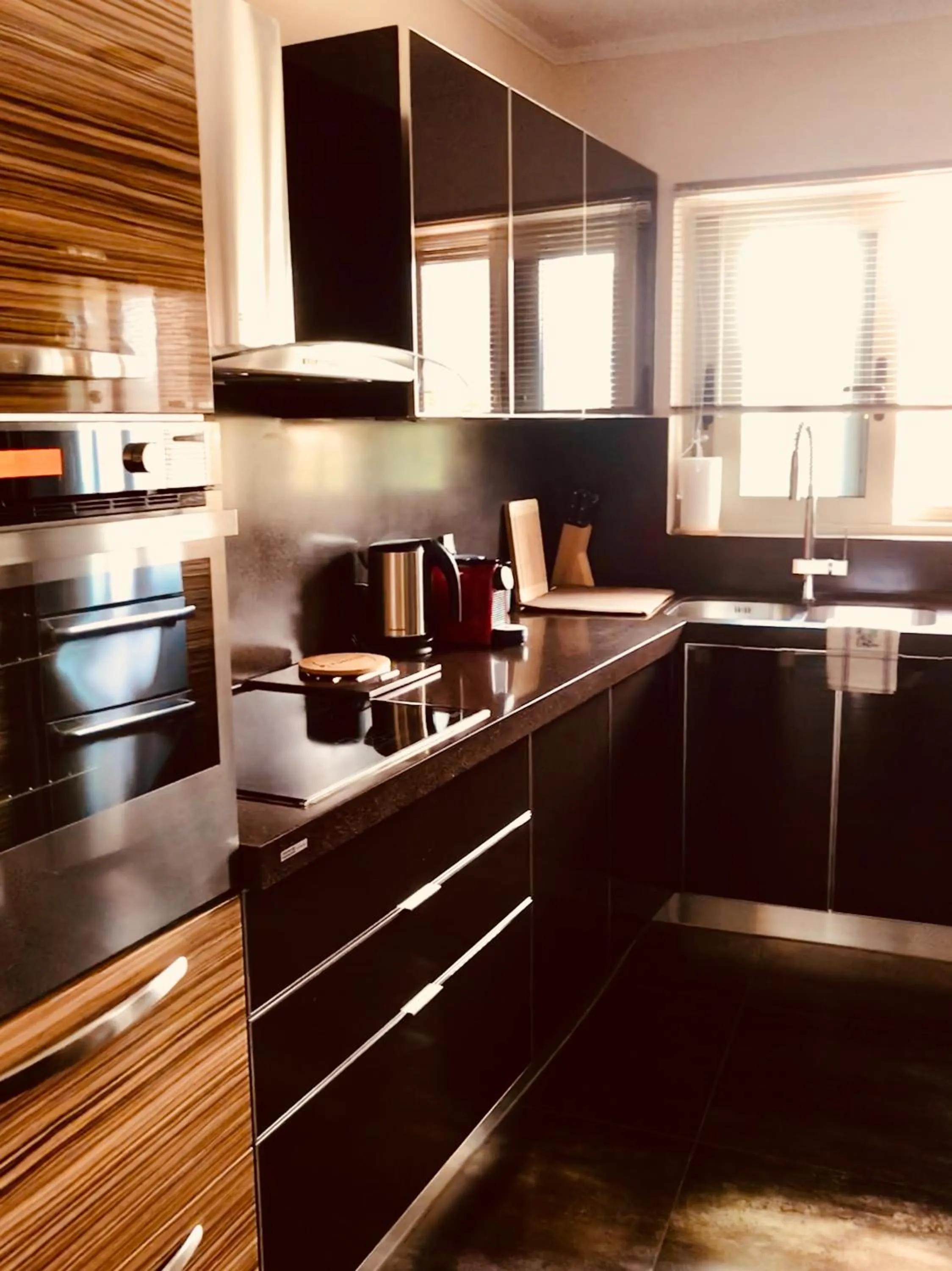 Kitchen or kitchenette in Villa Lydia