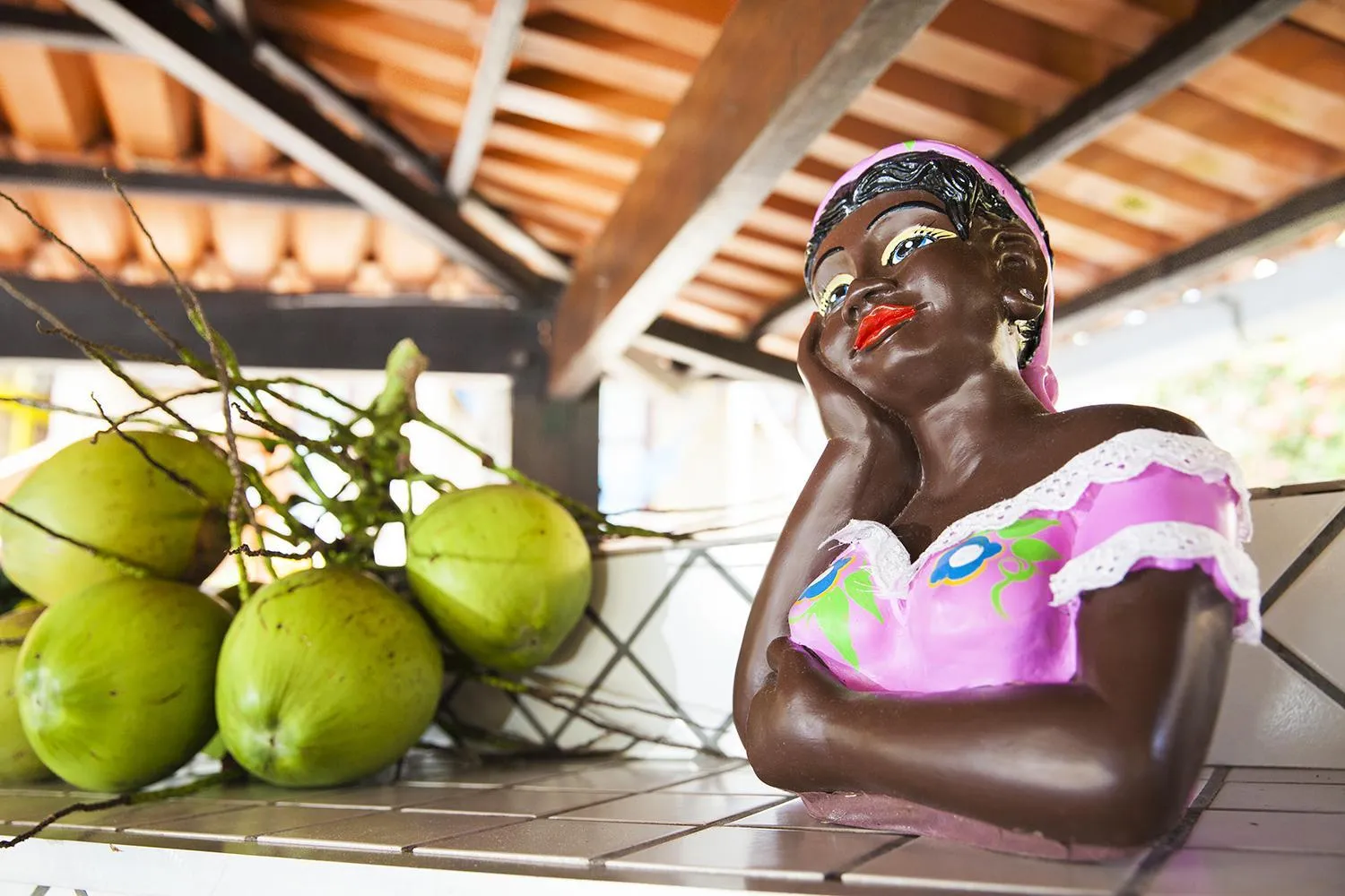 Decorative detail in Hotel Tubarão