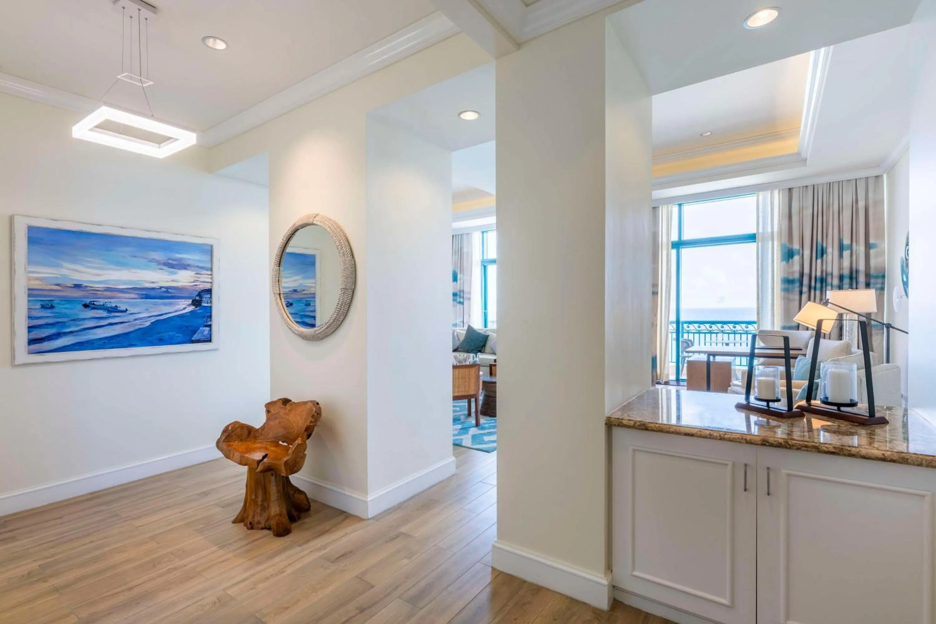 Living room in Hilton Barbados Resort