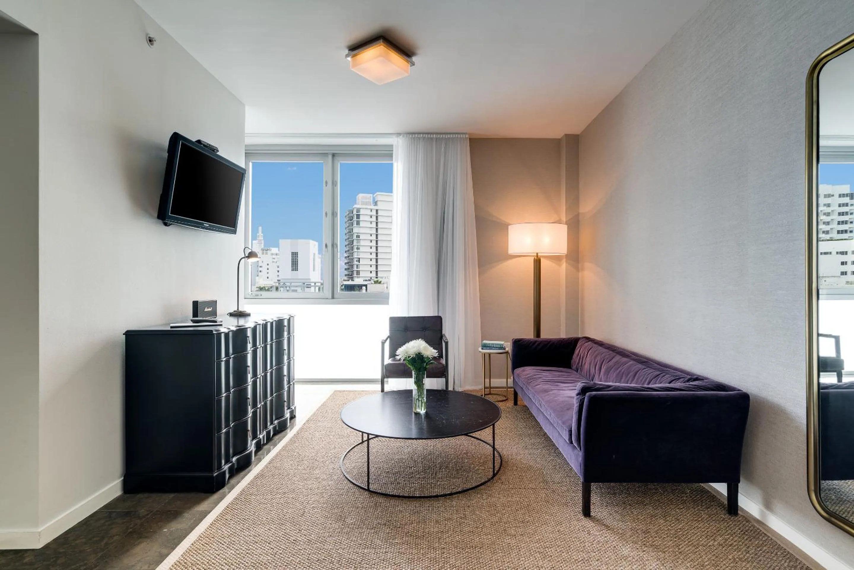 Living room in Boulan South Beach