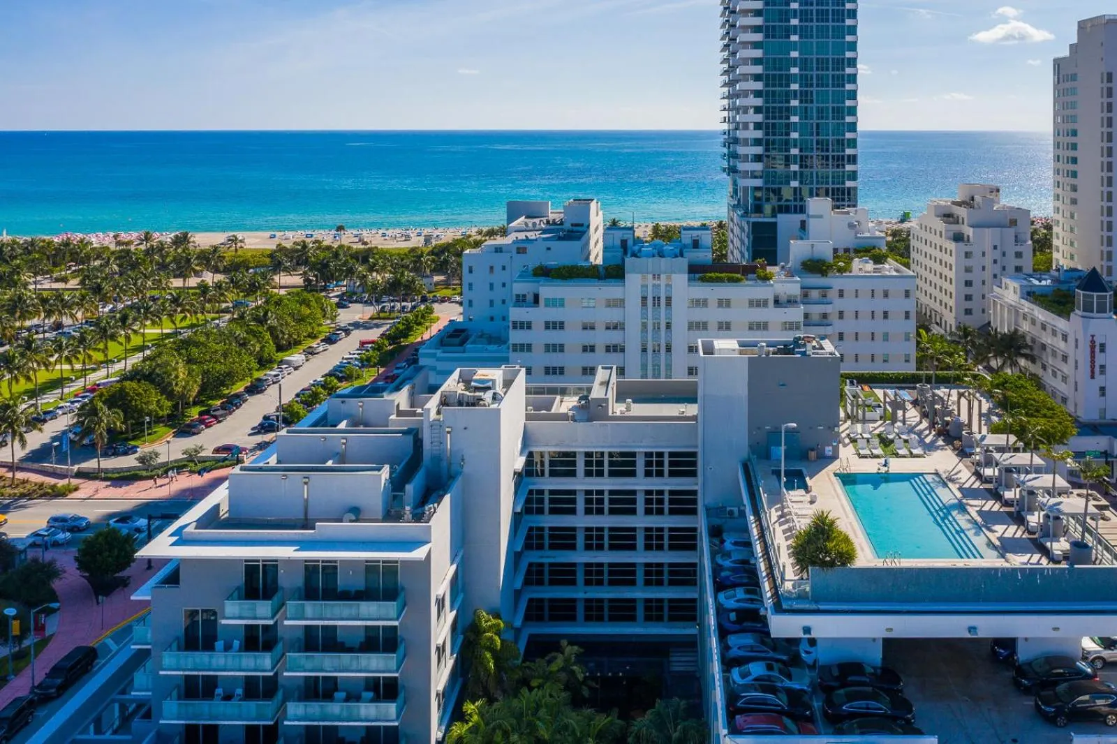 Bird's eye view in Boulan South Beach