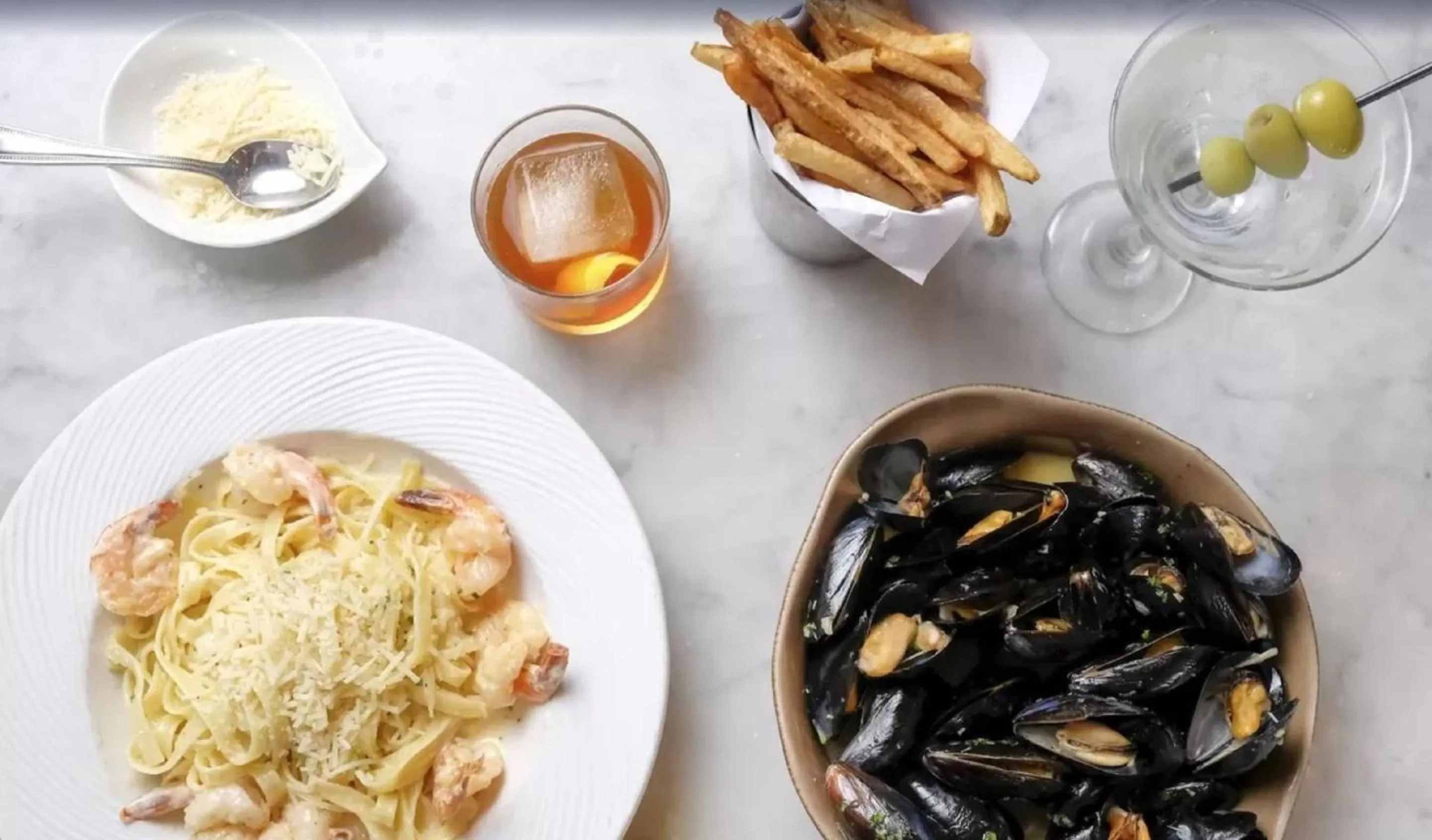 Food close-up in Boulan South Beach