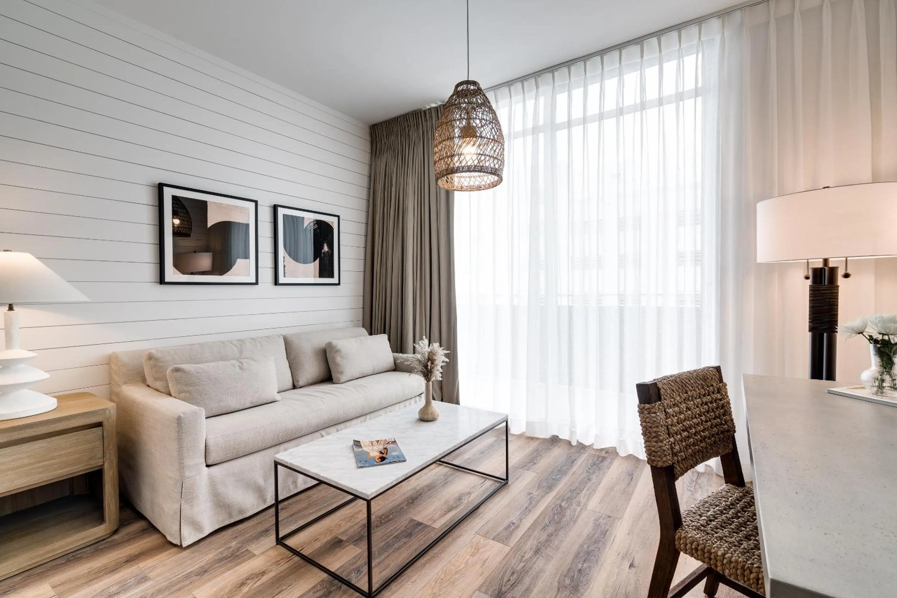 Seating area in Boulan South Beach