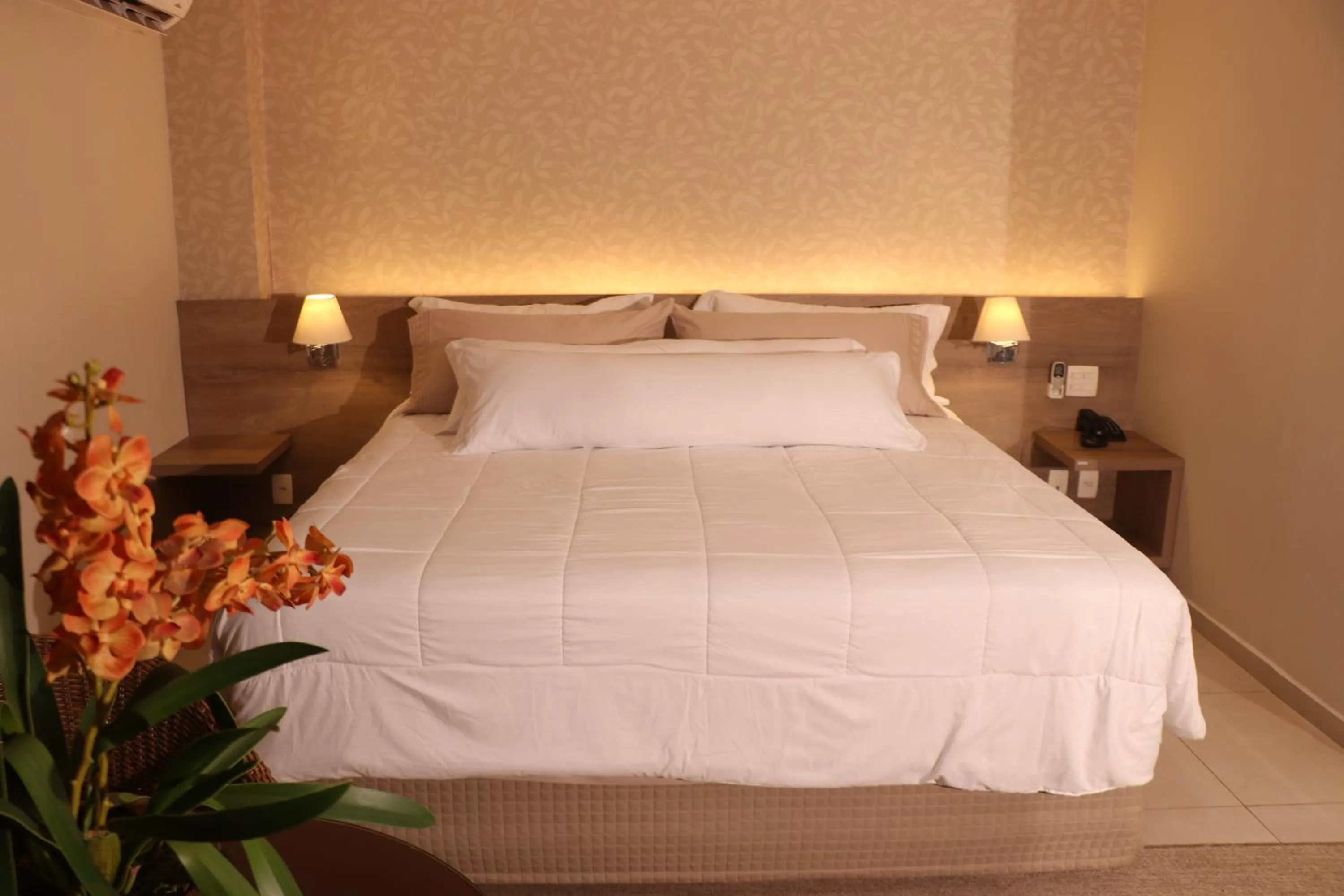 Bed in Indaiá Park Hotel