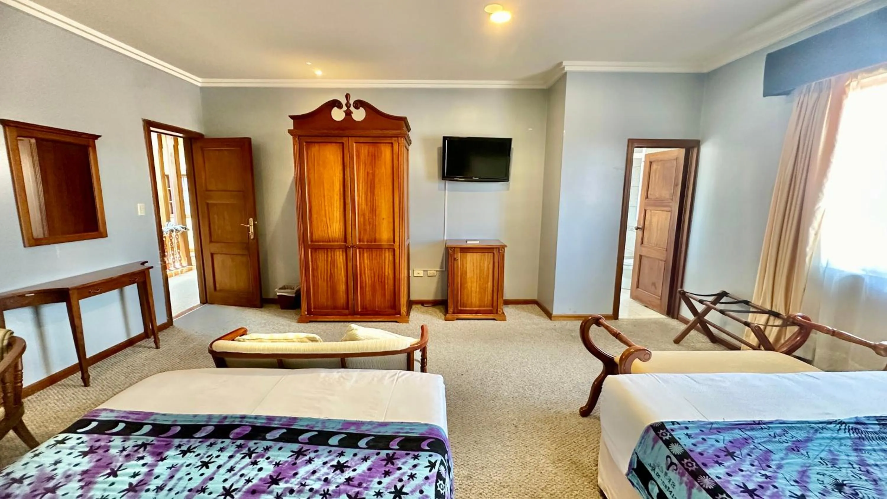 Bed in Hotel Carvallo