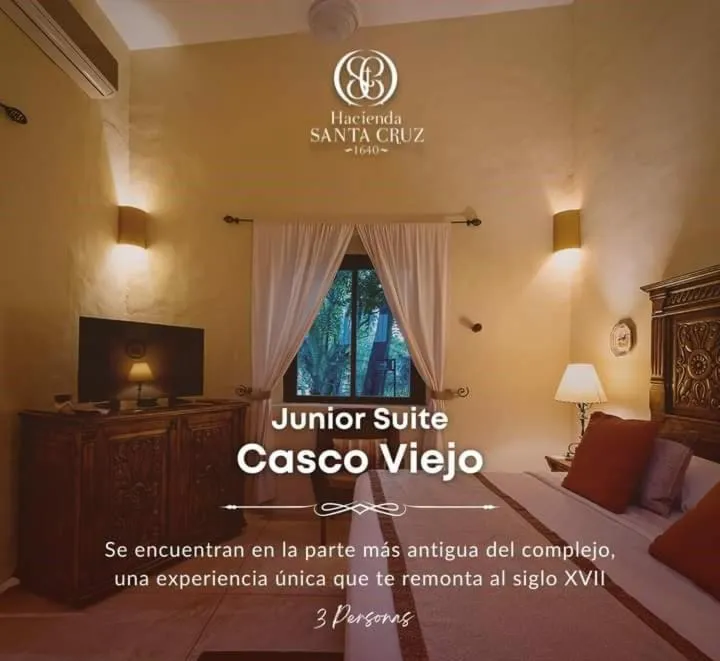 Garden view in Hacienda Santa Cruz Merida