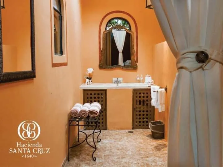 Bathroom in Hacienda Santa Cruz Merida