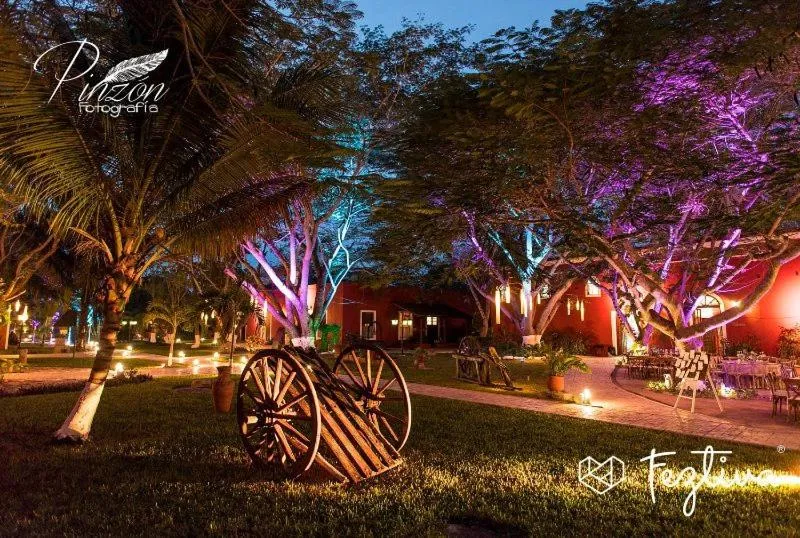 Garden in Hacienda Santa Cruz Merida