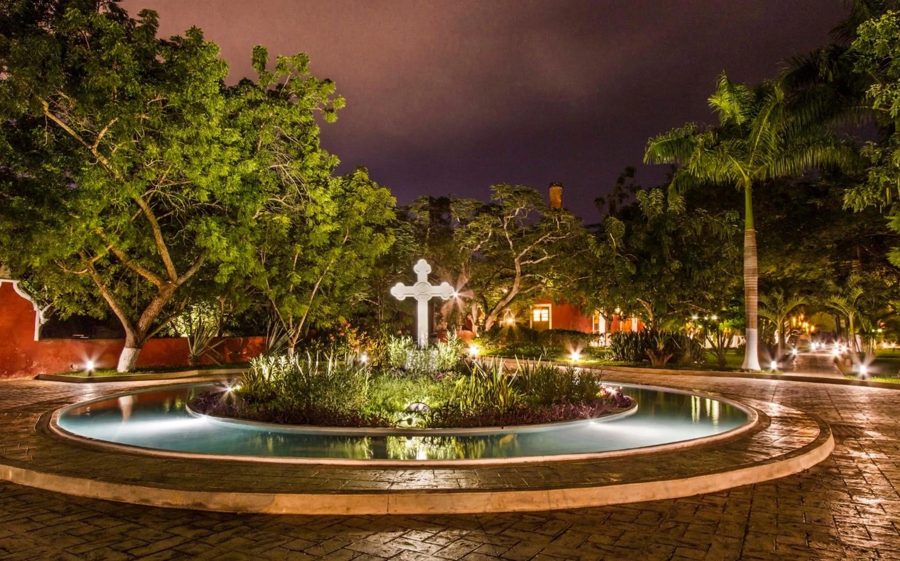 Garden in Hacienda Santa Cruz Merida