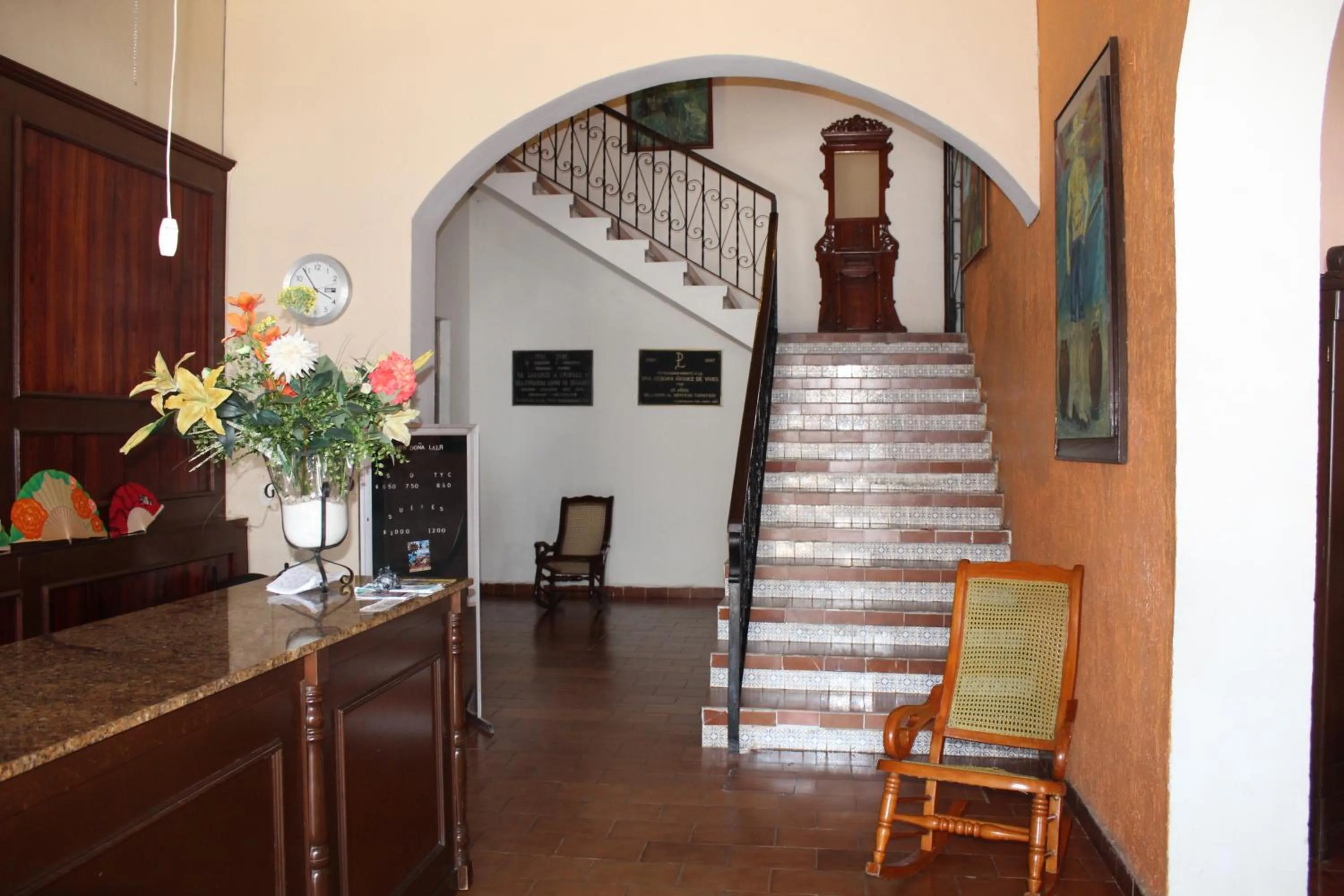 Lobby or reception in Hotel Posada Doña Lala