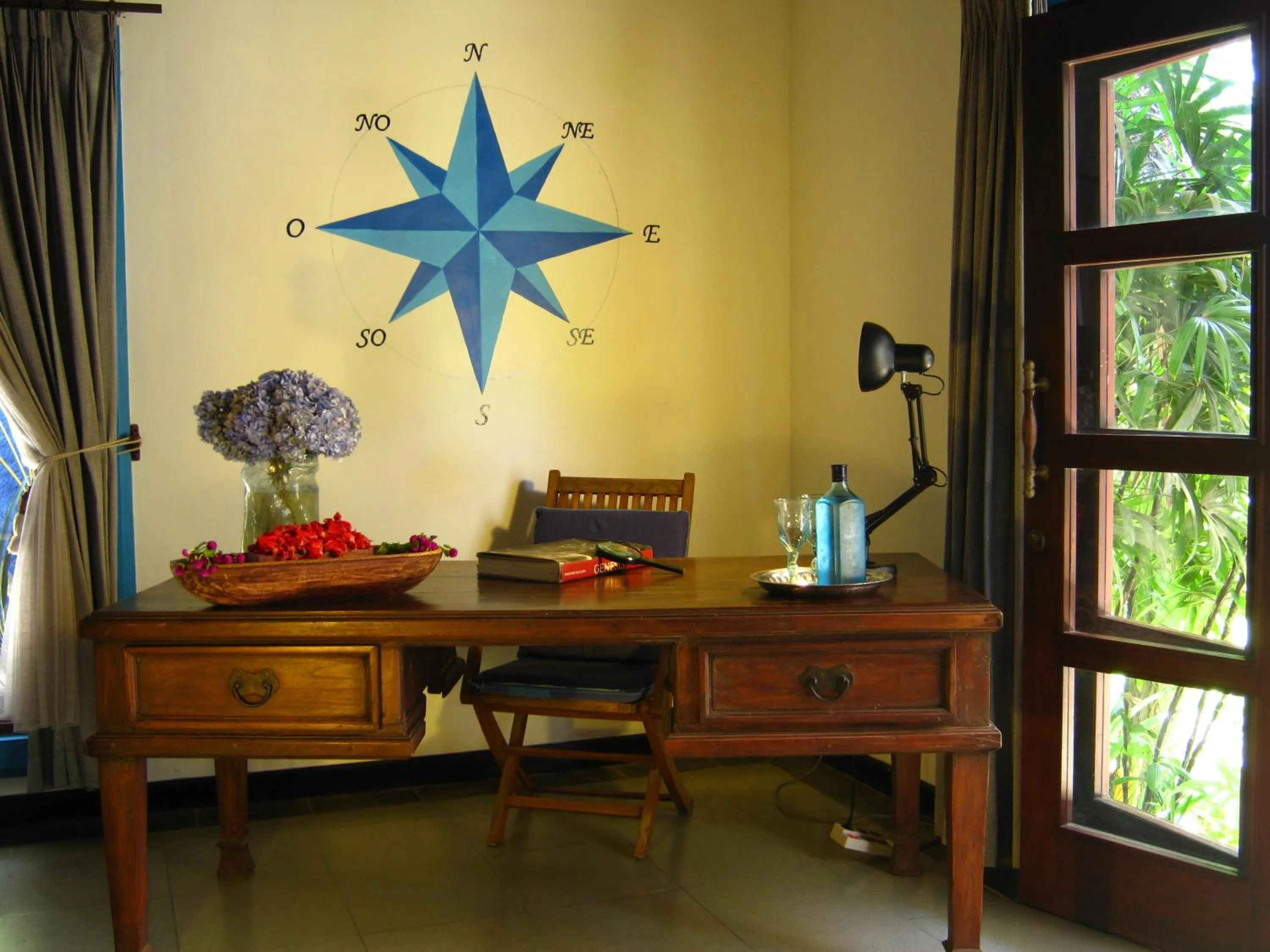 Decorative detail in Villa Shantitara Bungalows